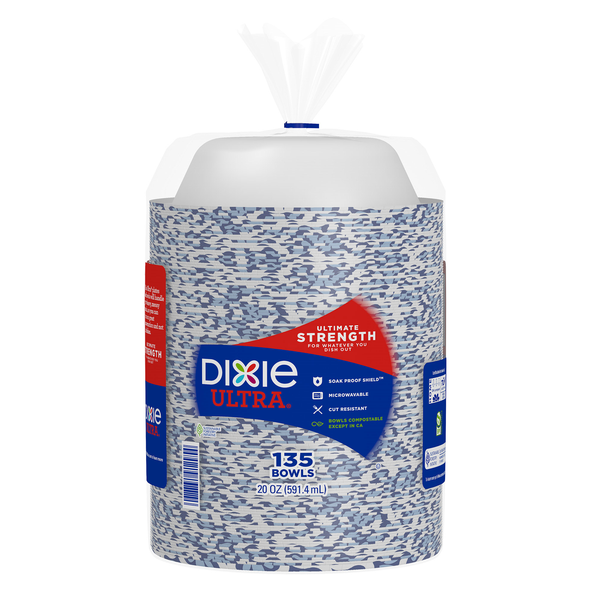 Dixie Ultra 20 oz Paper Bowl  135-count