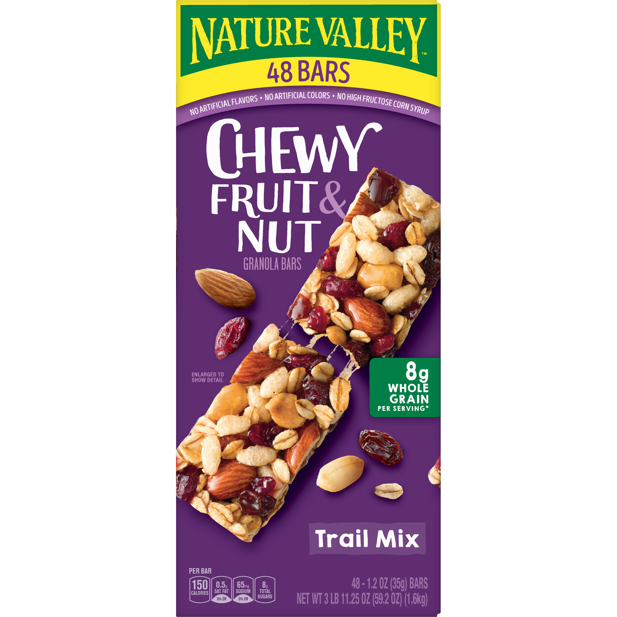 Nature Valley Fruit & Nut Chewy Granola Bar  Trail Mix  1.2 oz  48-count