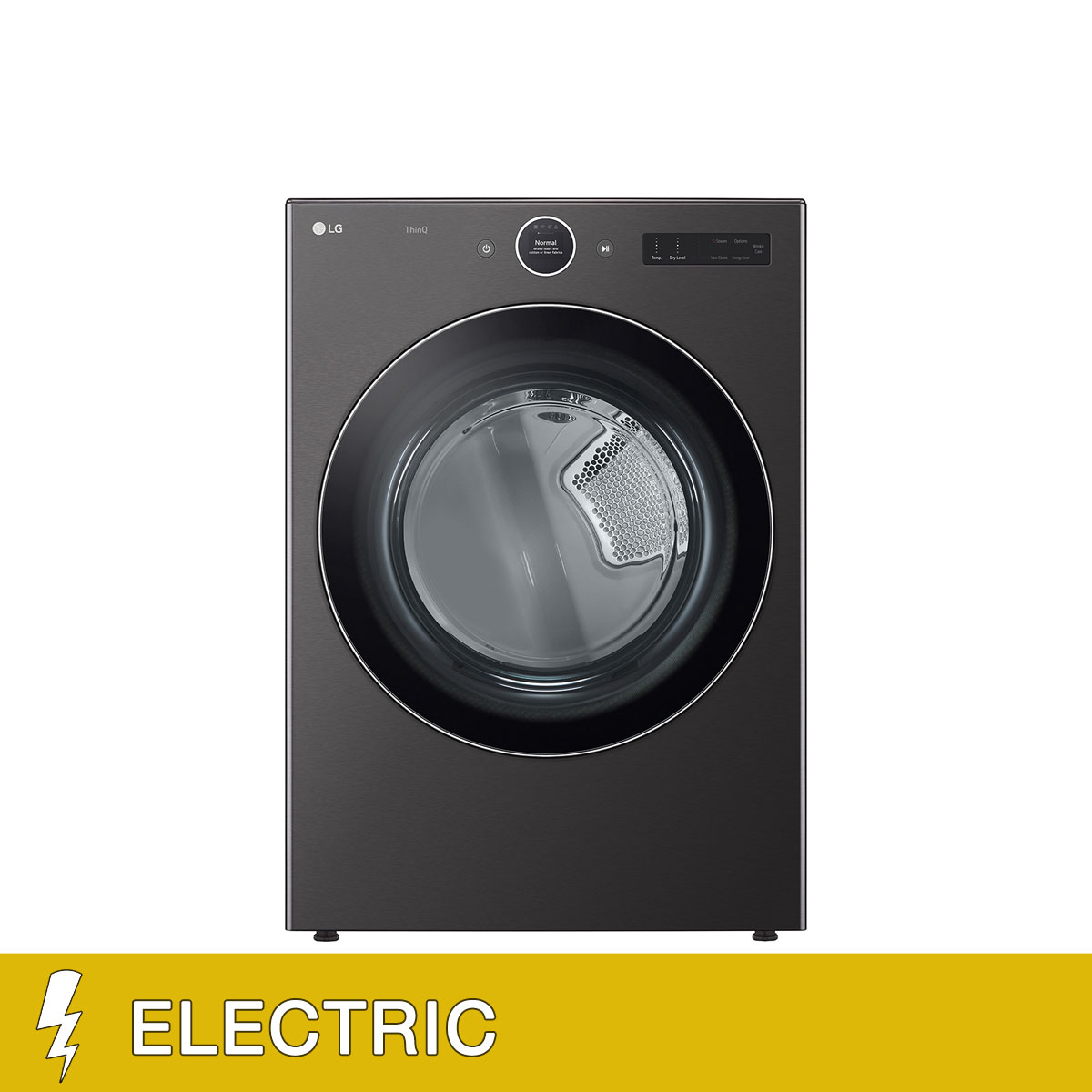 LG 7.4 cu. ft. Ultra Large Capacity Smart Front Load ELECTRIC Dryer with Built-In Intelligence and TurboSteam