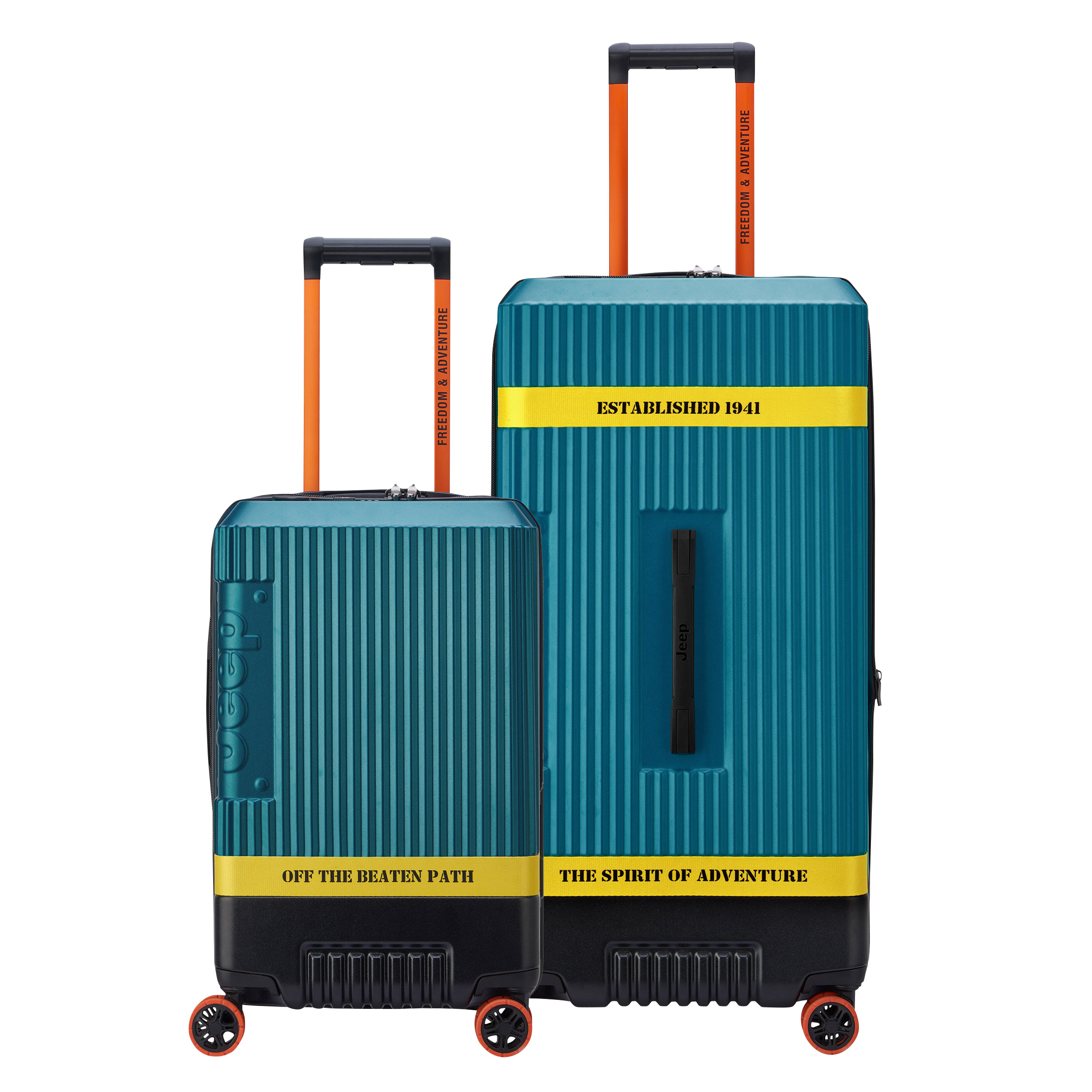 Jeep JH001A Path 2-piece Carry-on and Trunk Hardside Set