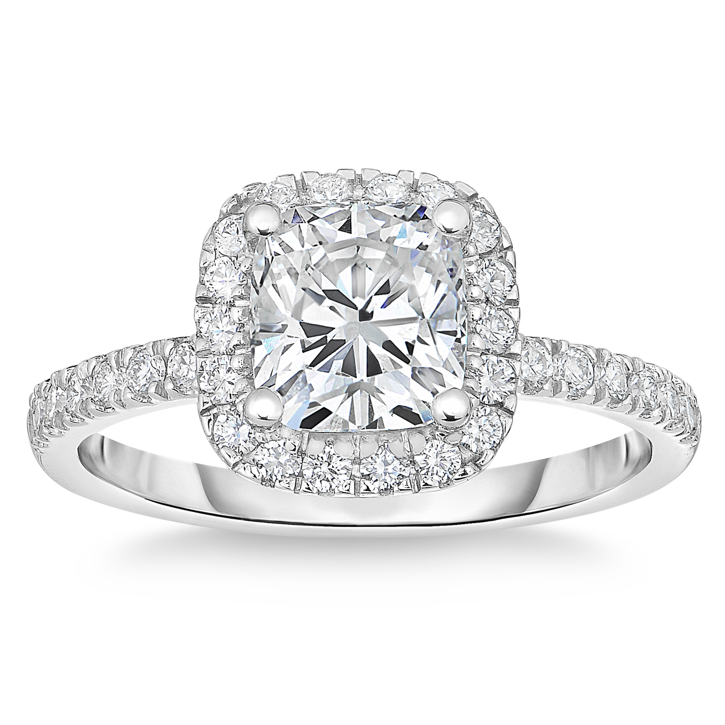 1.59 ctw Cushion Cut, VVS2 Clarity, H Colour Diamond 