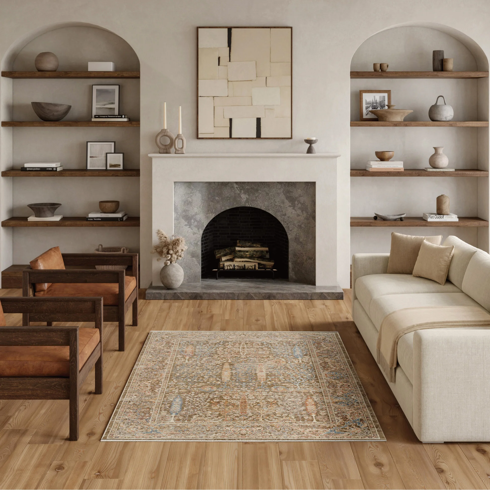 Nourison Argon Area Rug, Horizon, 5'3" x 7'6"