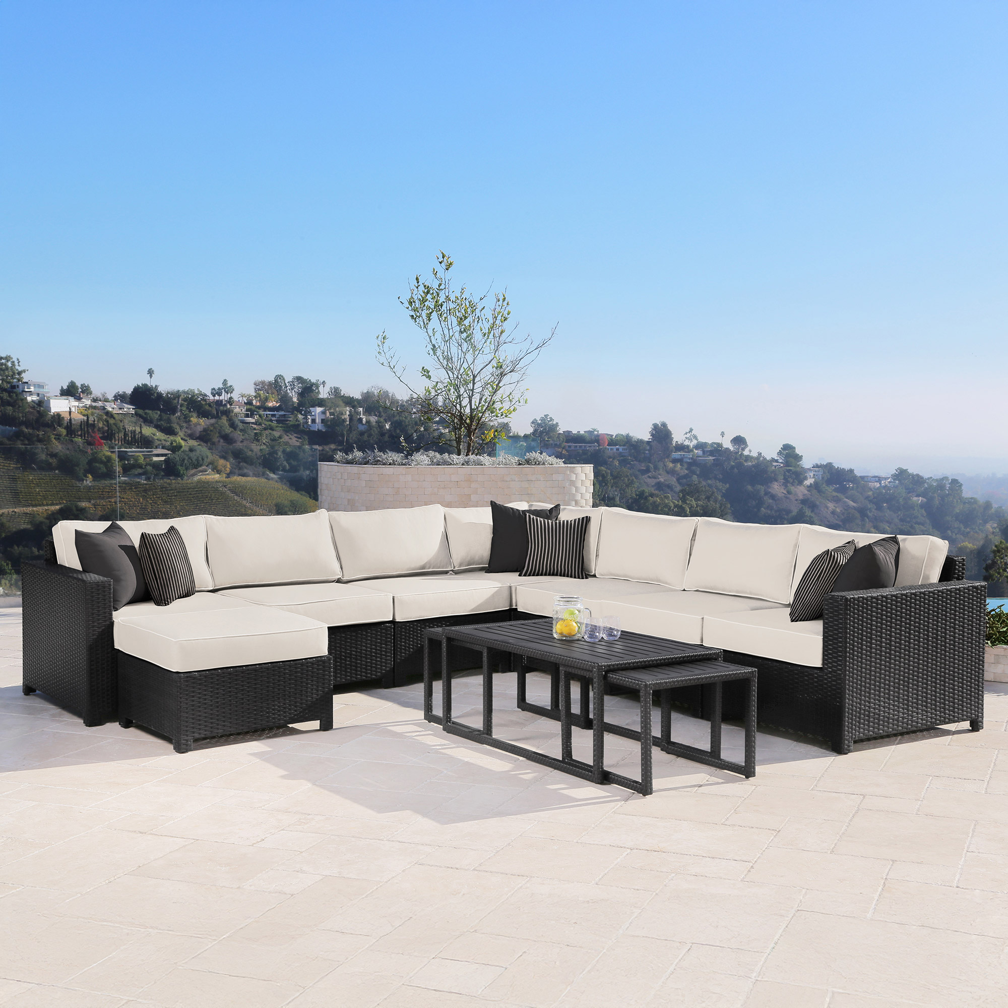 Monaco 11-piece Outdoor Patio Seating