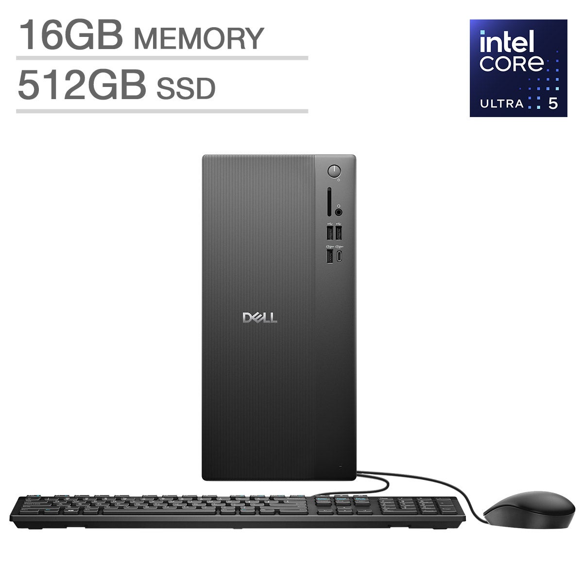 Dell ECT1250 Tower - Intel Core Ultra 5 225 Processor - 16GB Dell ECT1250 Tower - Intel Core Ultra 5 225 Processor - 16GB
