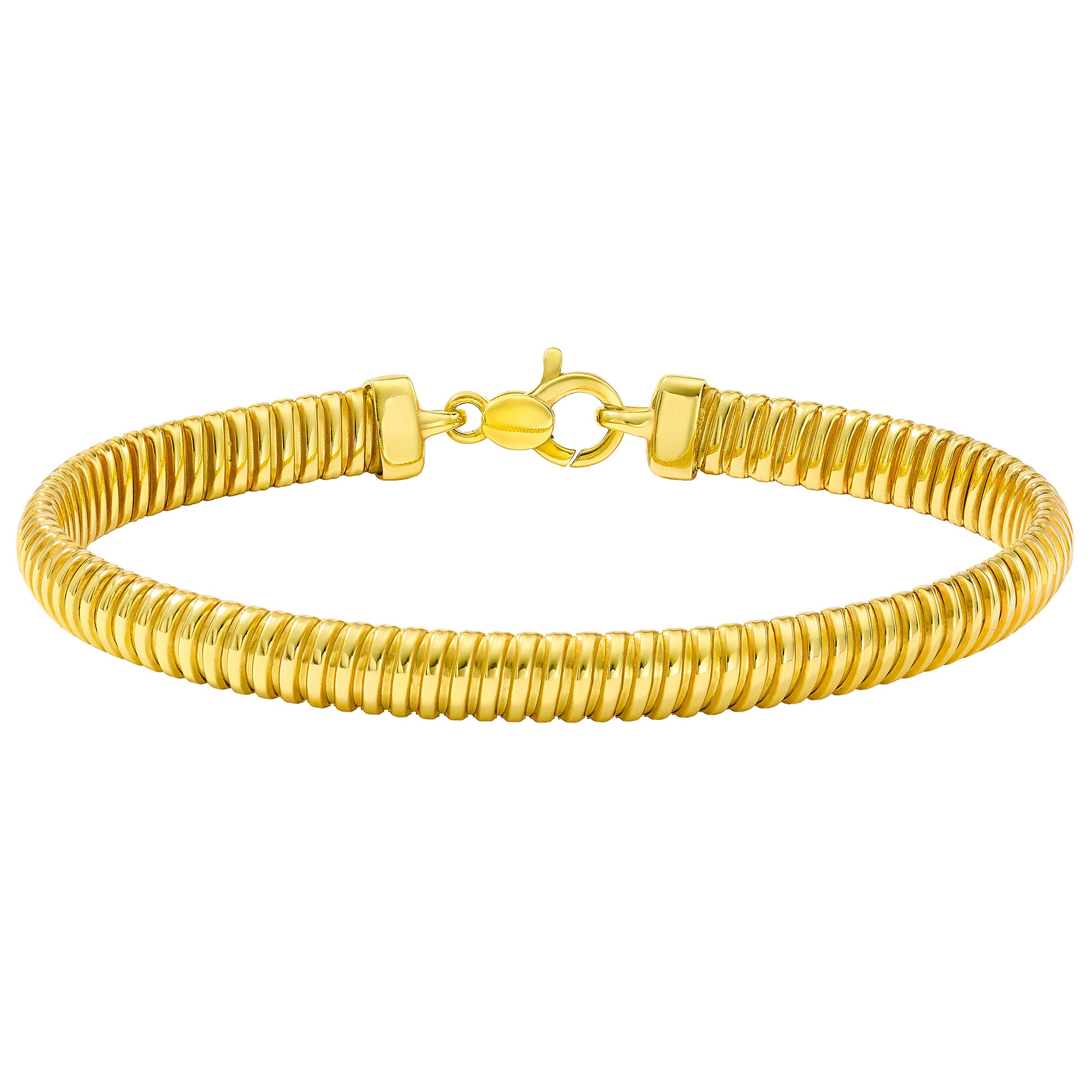 14kt Yellow Gold Tubogas Bracelet | Costco