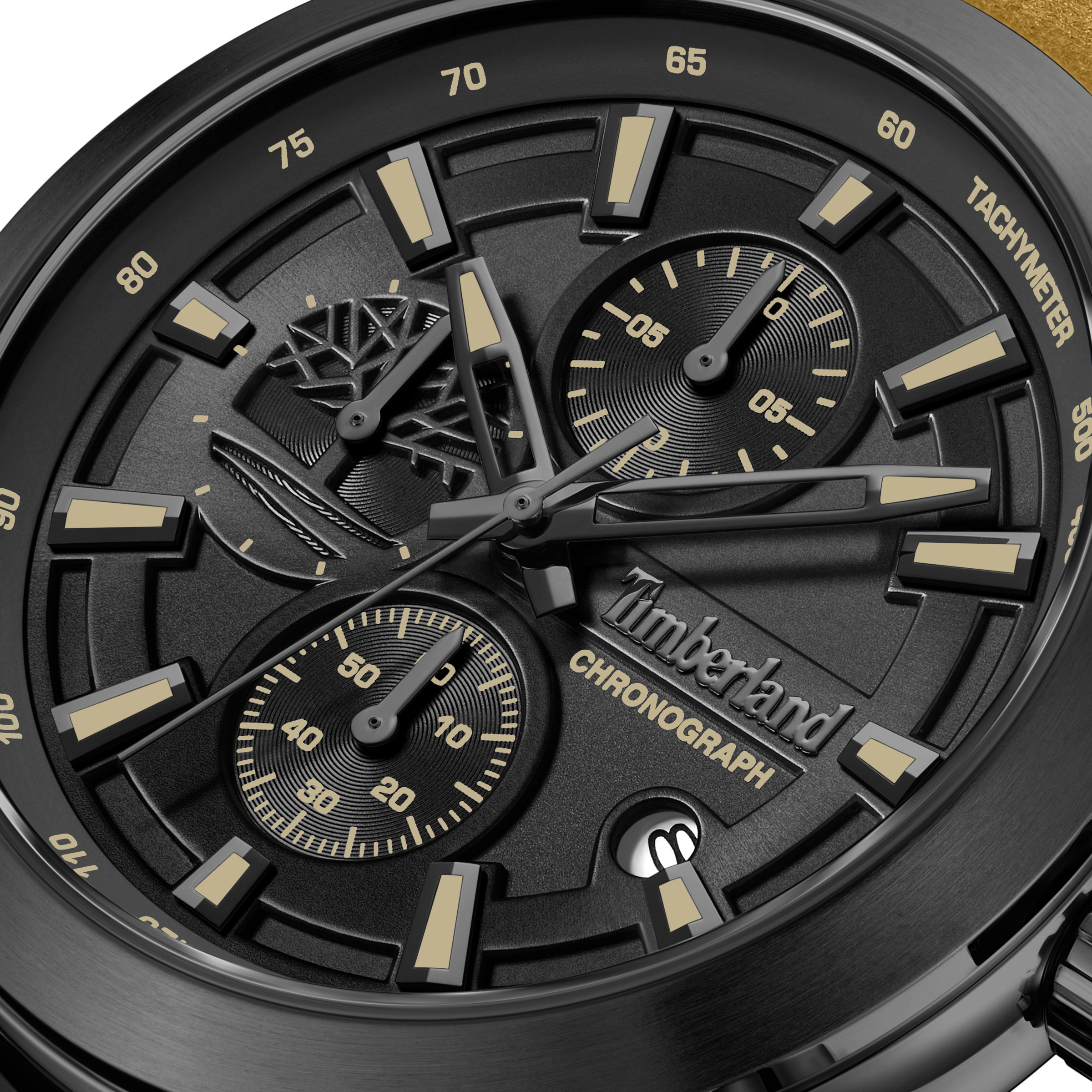 Timberland Black Dial Dual Time Men's Watch | Costco