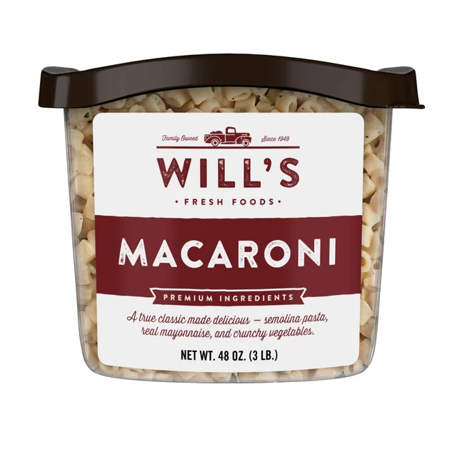 WILL'S MACARONI SALAD 3 POUNDS