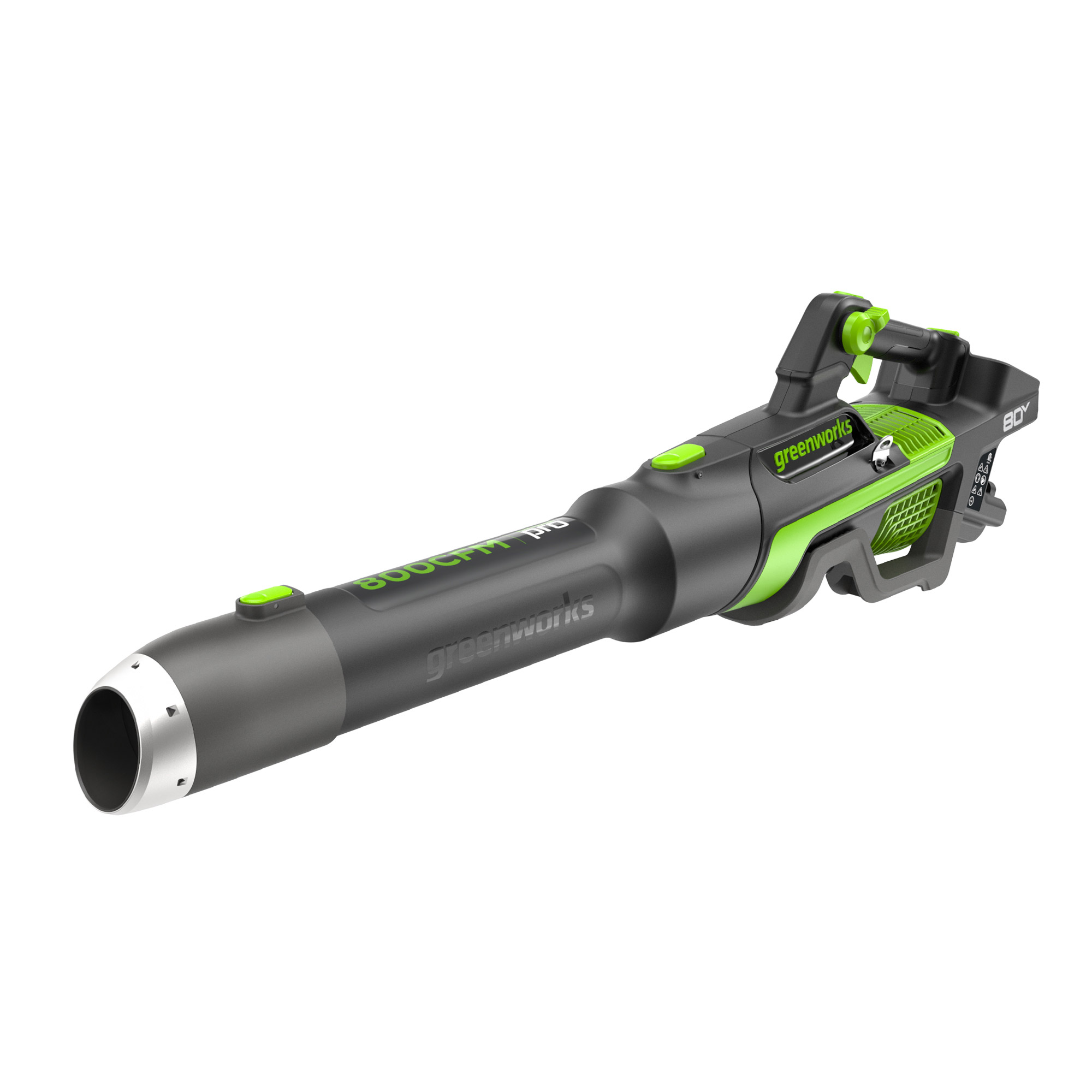Greenworks 80V 800CFM 200 MPH Blower, Includes Premium Shoulder Strap, Tool Only