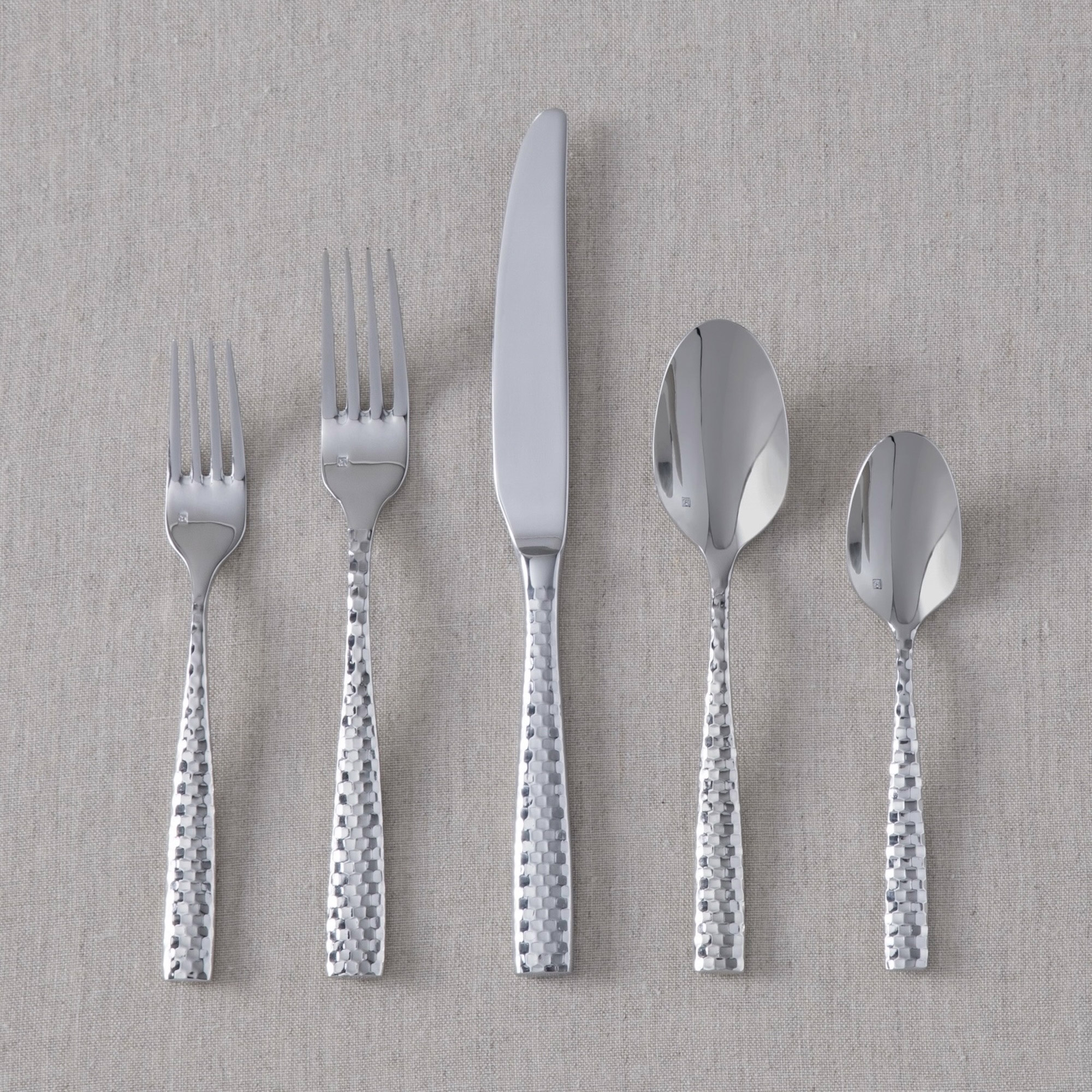 Fortessa Lucca Faceted 20-piece Flatware Set