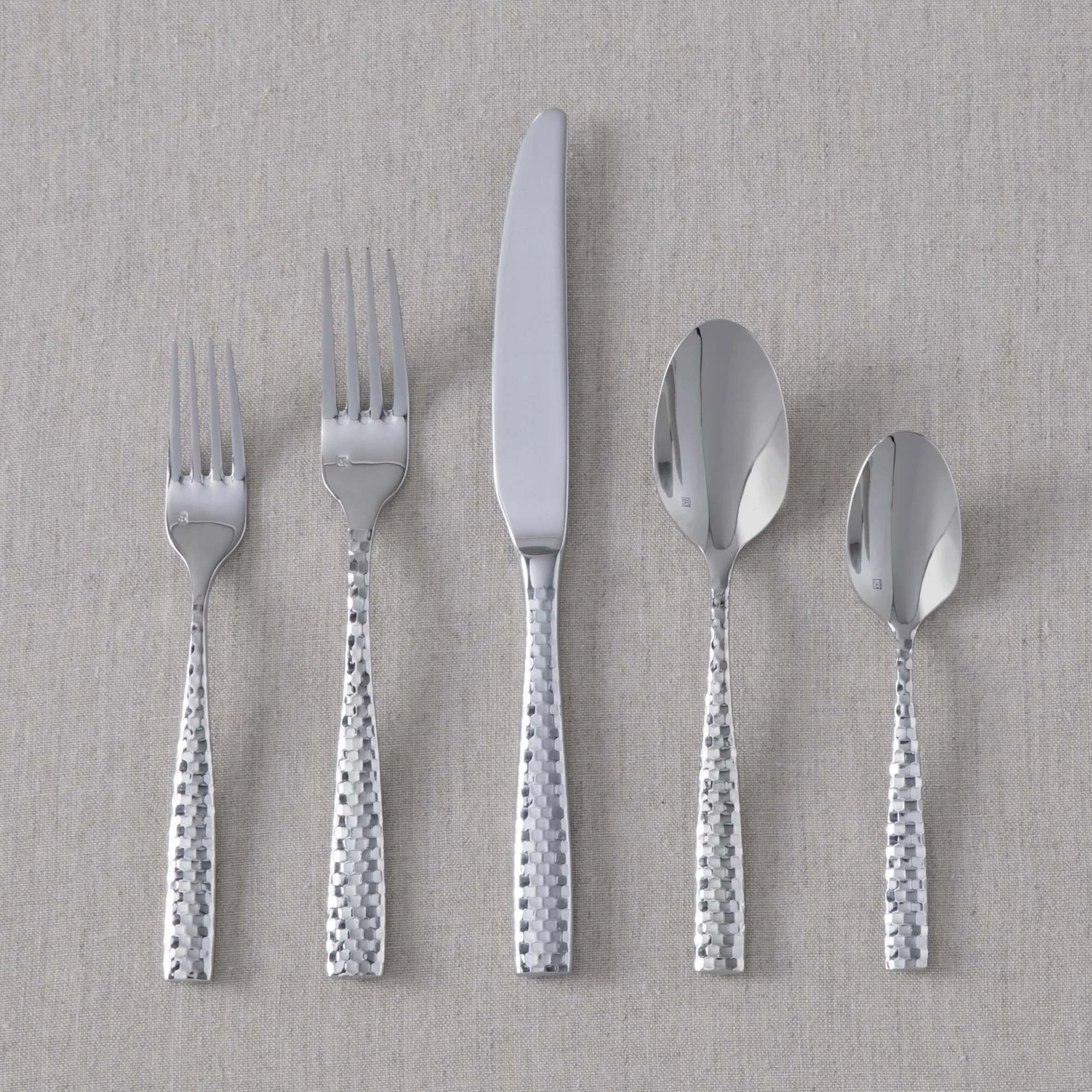 Fortessa Lucca Faceted 20-piece Flatware Set