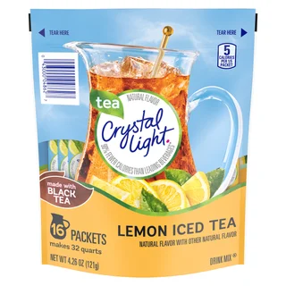 Crystal Light Drink Mix, Lemon Iced Tea, 4.26 oz, 16-count