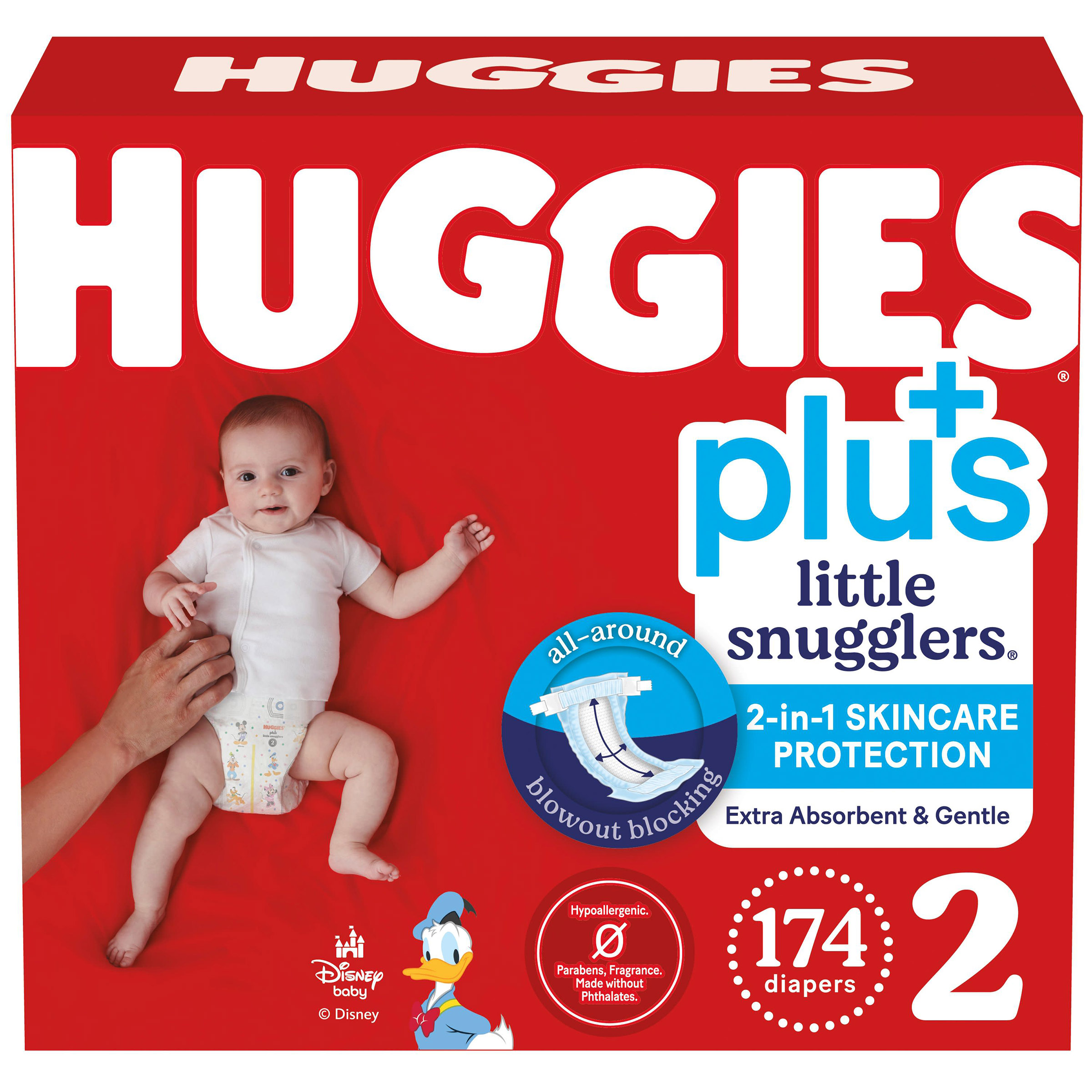 Huggies Plus Diapers Sizes 1 - 2
