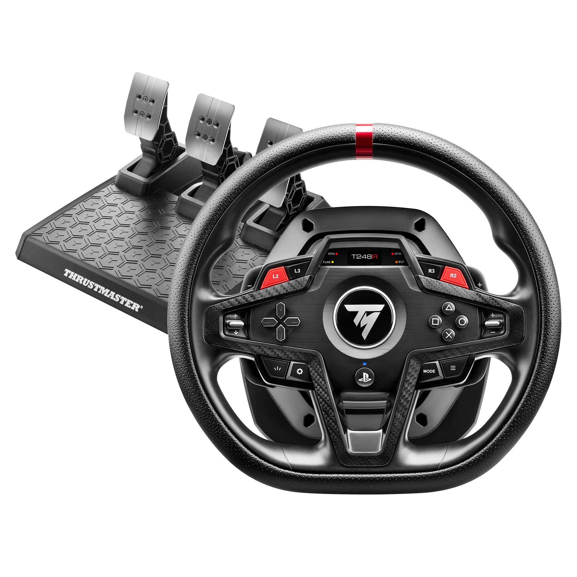 Thrustmaster T248-R Racing Wheel and Pedal Bundle for PlayStation and PC