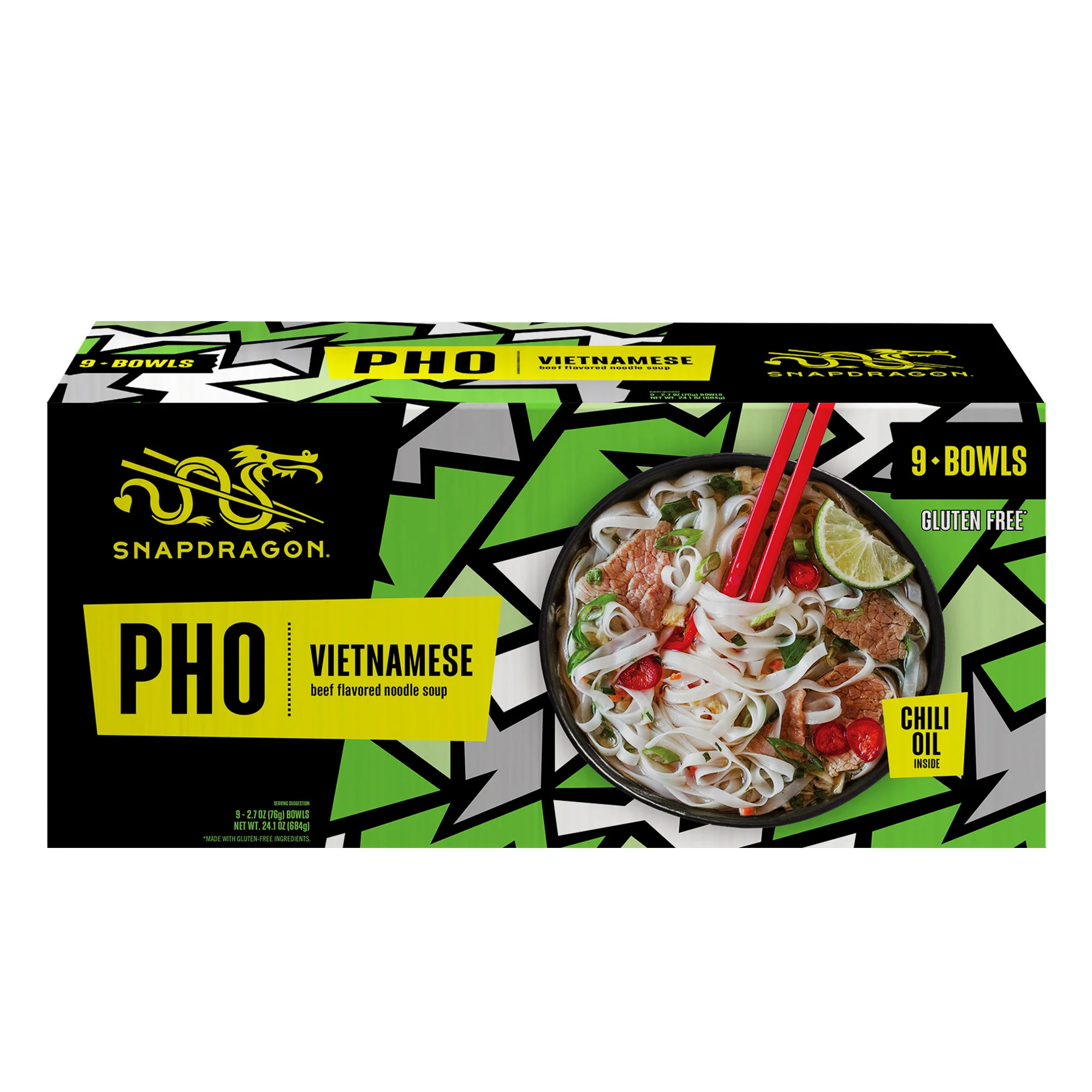 Snapdragon Vietnamese Pho, Beef, 2.7 oz, 9-count | Costco