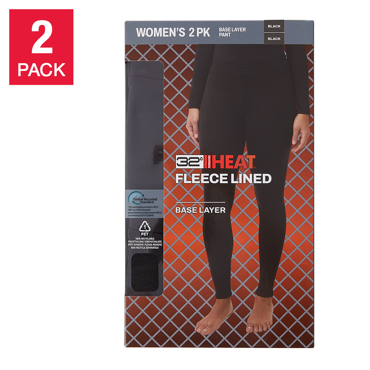 32 Degree Heat Thermals 32 Cool Women's Pants 32 Degrees Heat