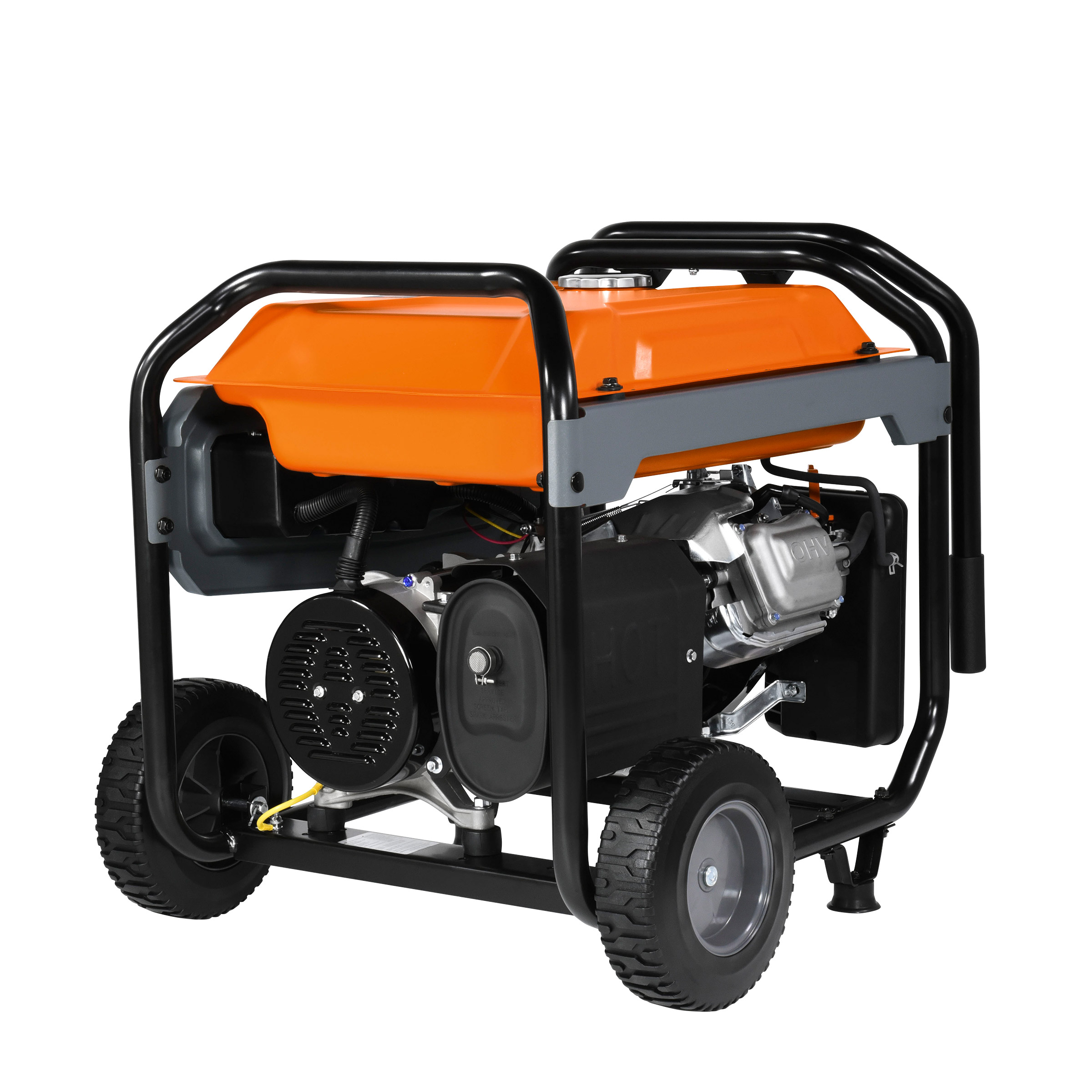 Generac 10000W / 8000W Electric Start Gas Generator Open Frame Portable ...