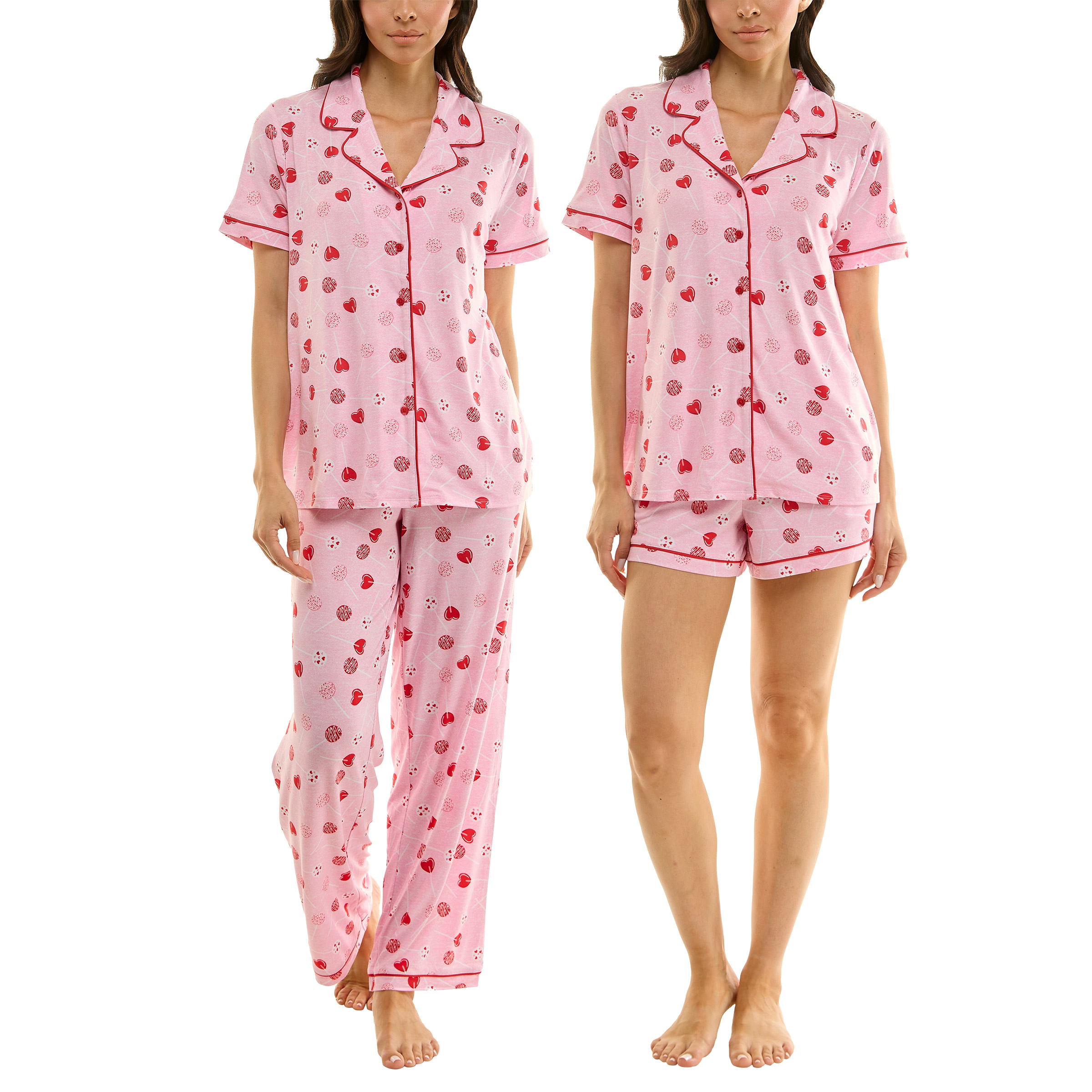 Three Piece Pajama Sets for Women