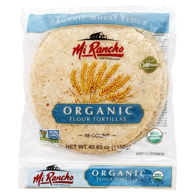 MI RANCHO ORG WHEAT FLOUR TORTILLA 18 CT (2 LB 8.63 OZ)