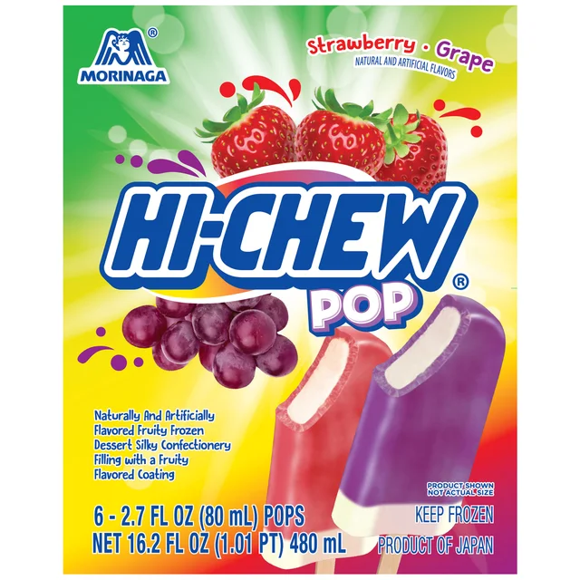HI-CHEW GRAPE & STRAWBERRY POP 12 COUNT