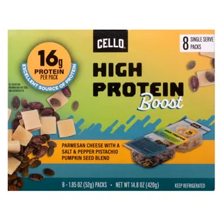 CELLO HIGH PROTEIN SNACK PACK 8 / 1.85 OZ