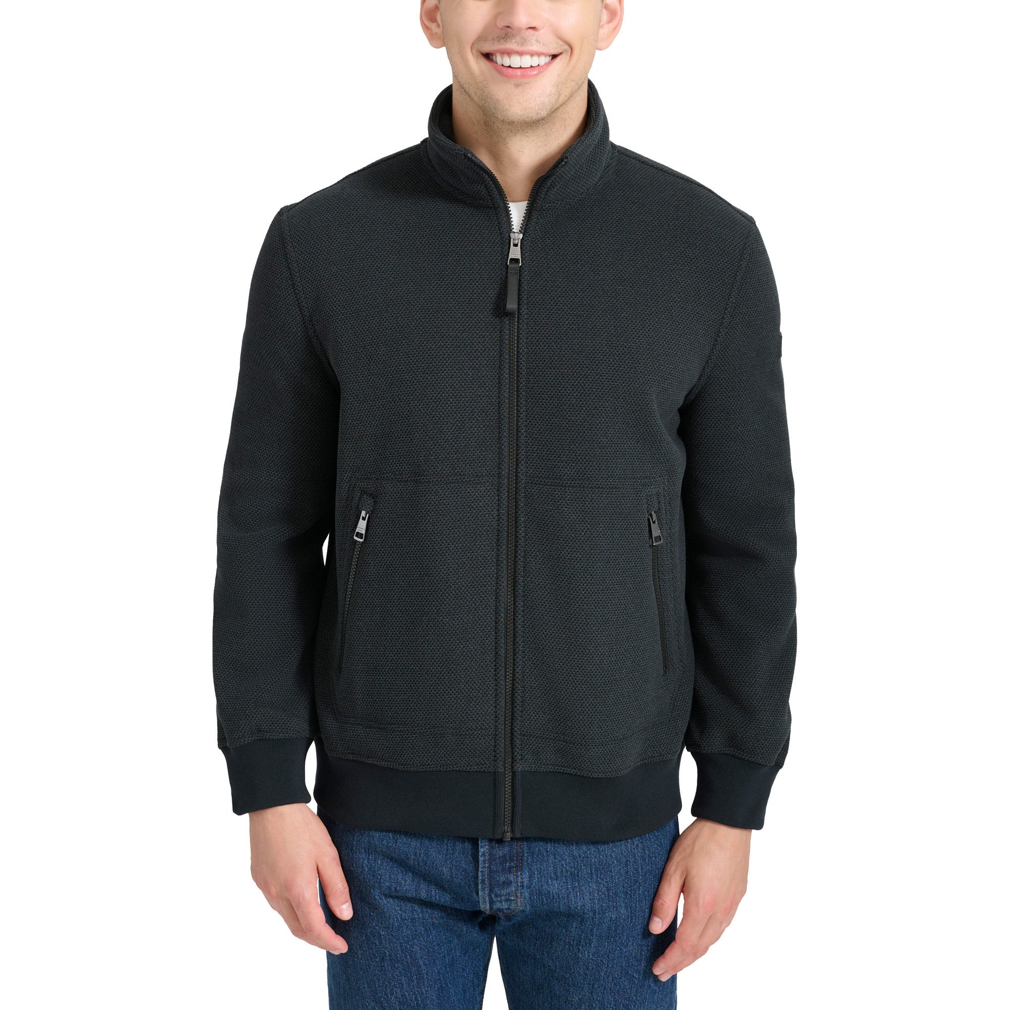 Andrew Marc Men's Sherpa Lined Full Zip Jacket | Costco