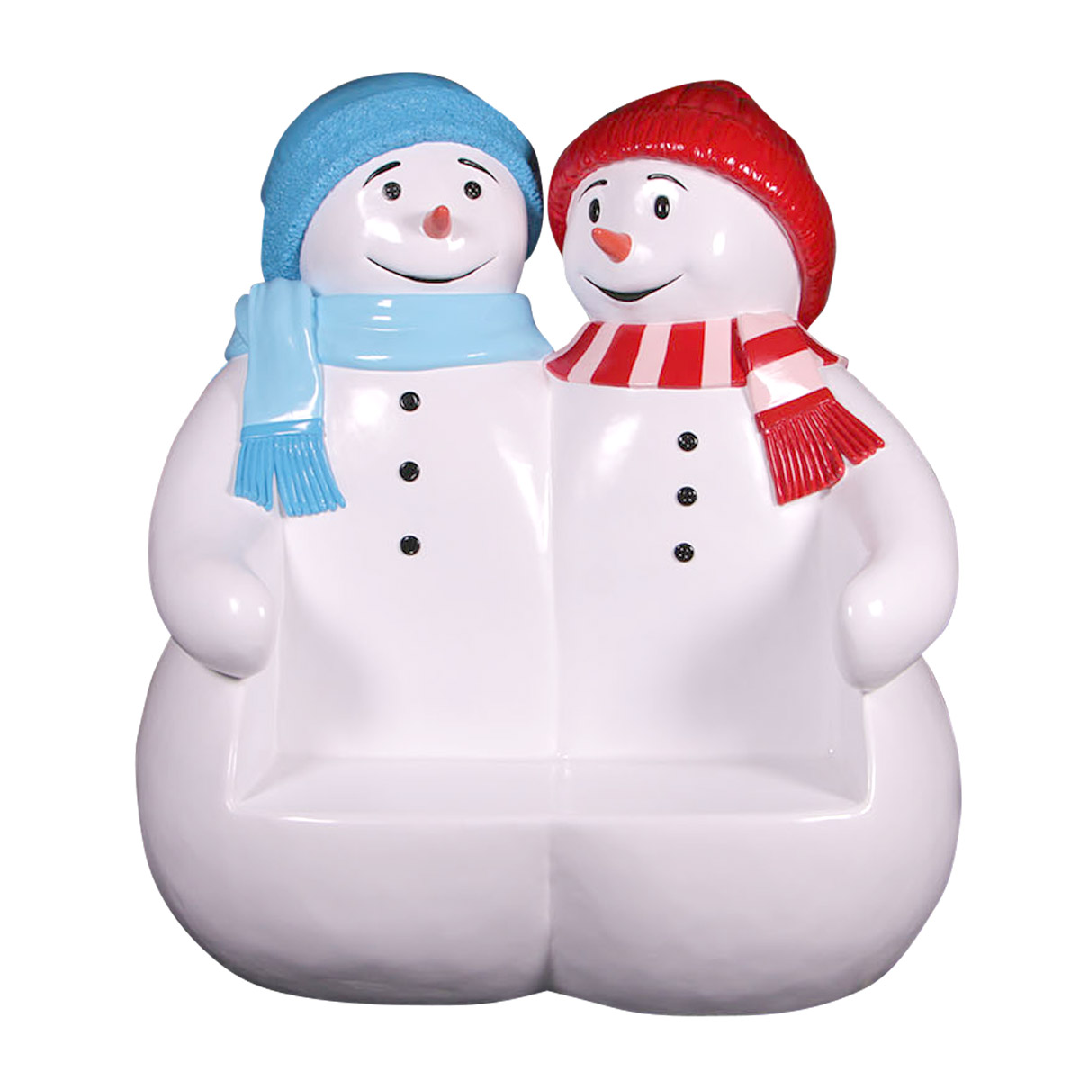 Snowmen Bench