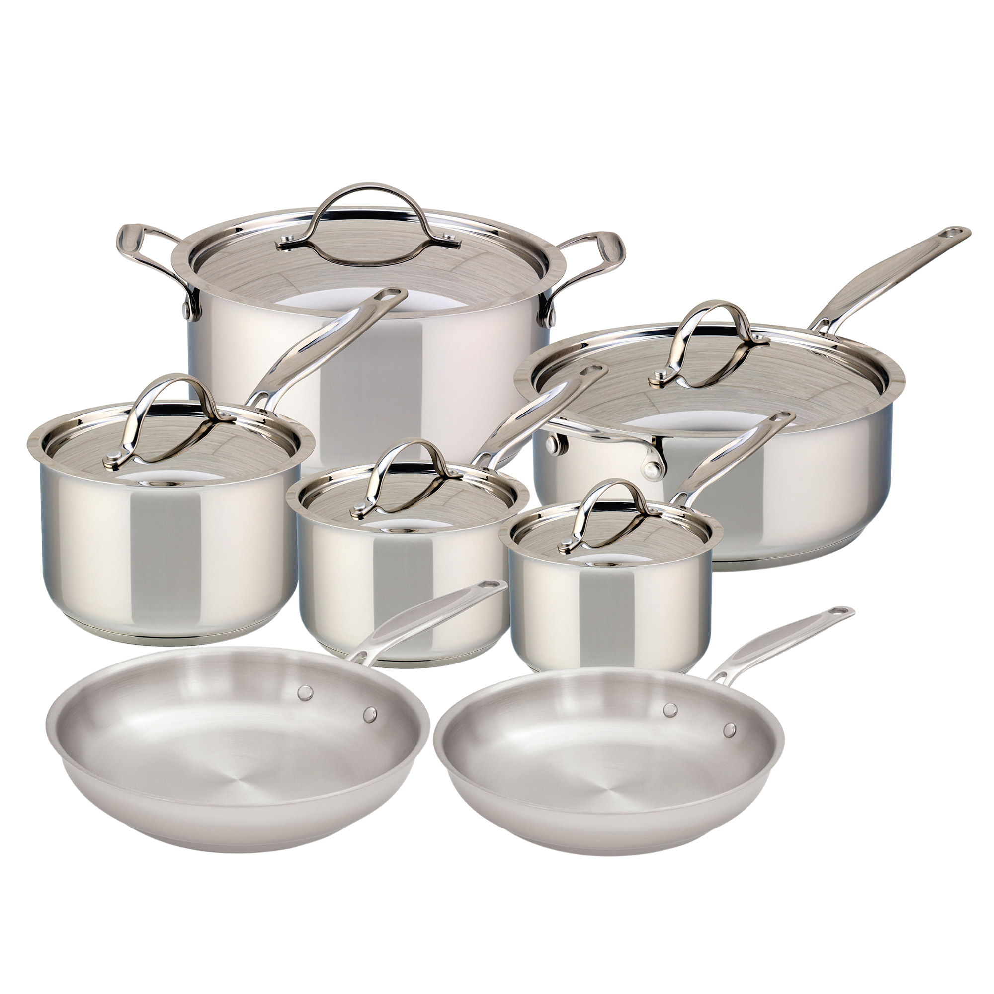 Meyer Confederation Stainless Steel Cookware Set, 12-piece