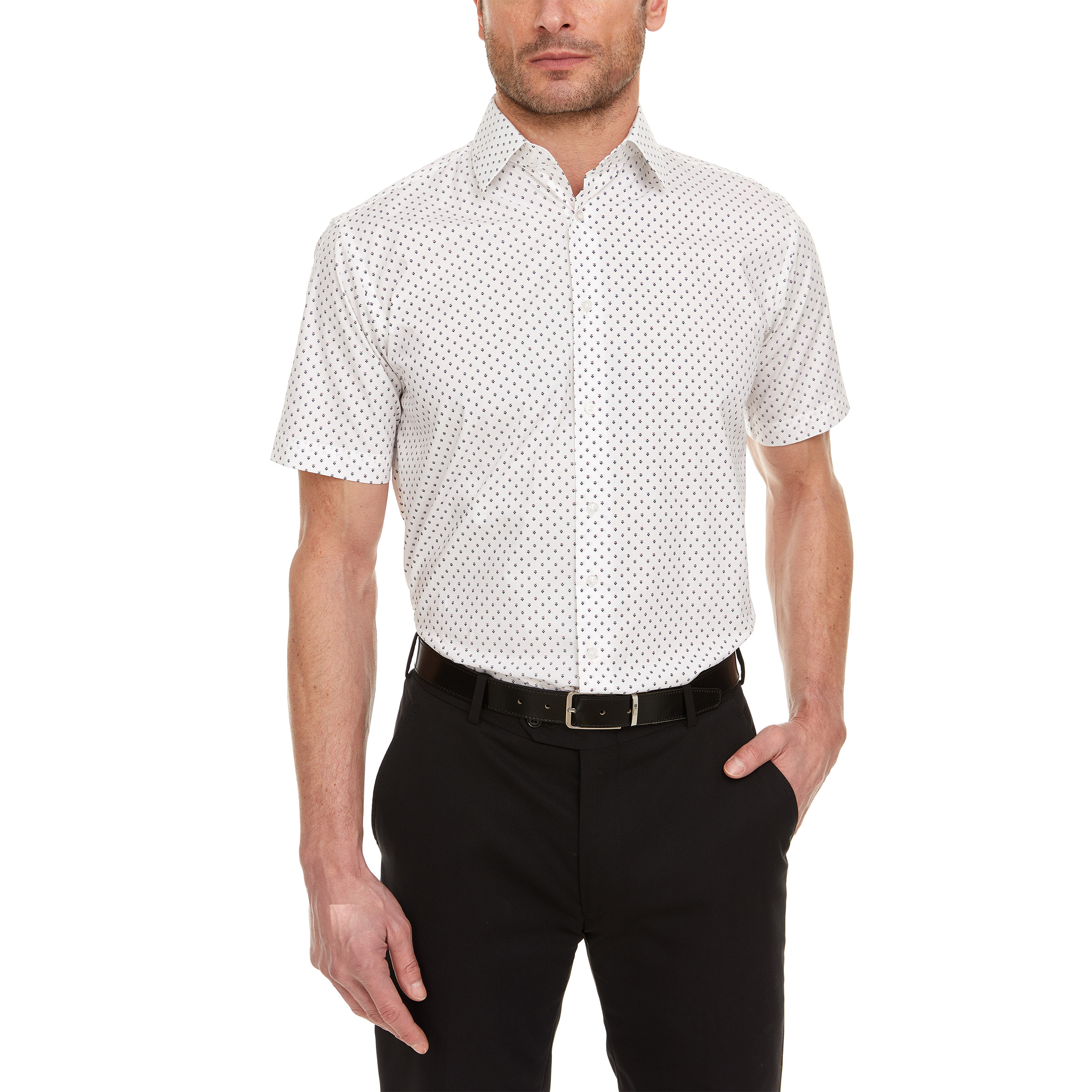 Lucky Brand Men's Short Sleeve Dress Shirt | Costco