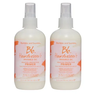 Bumble and bumble Hairdressers Invisible Oil Heat/UV Protective Primer, 8.5 fl oz, 2-pack