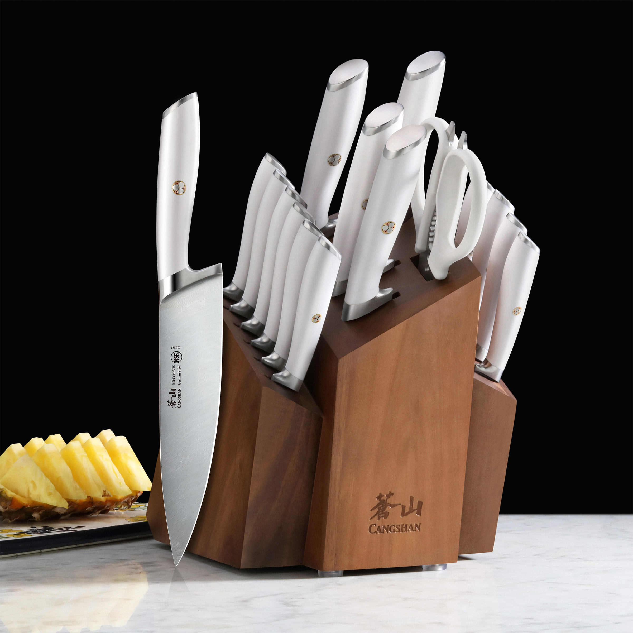 Cangshan L Series 17-Piece Shan German Steel Forged Knife Set