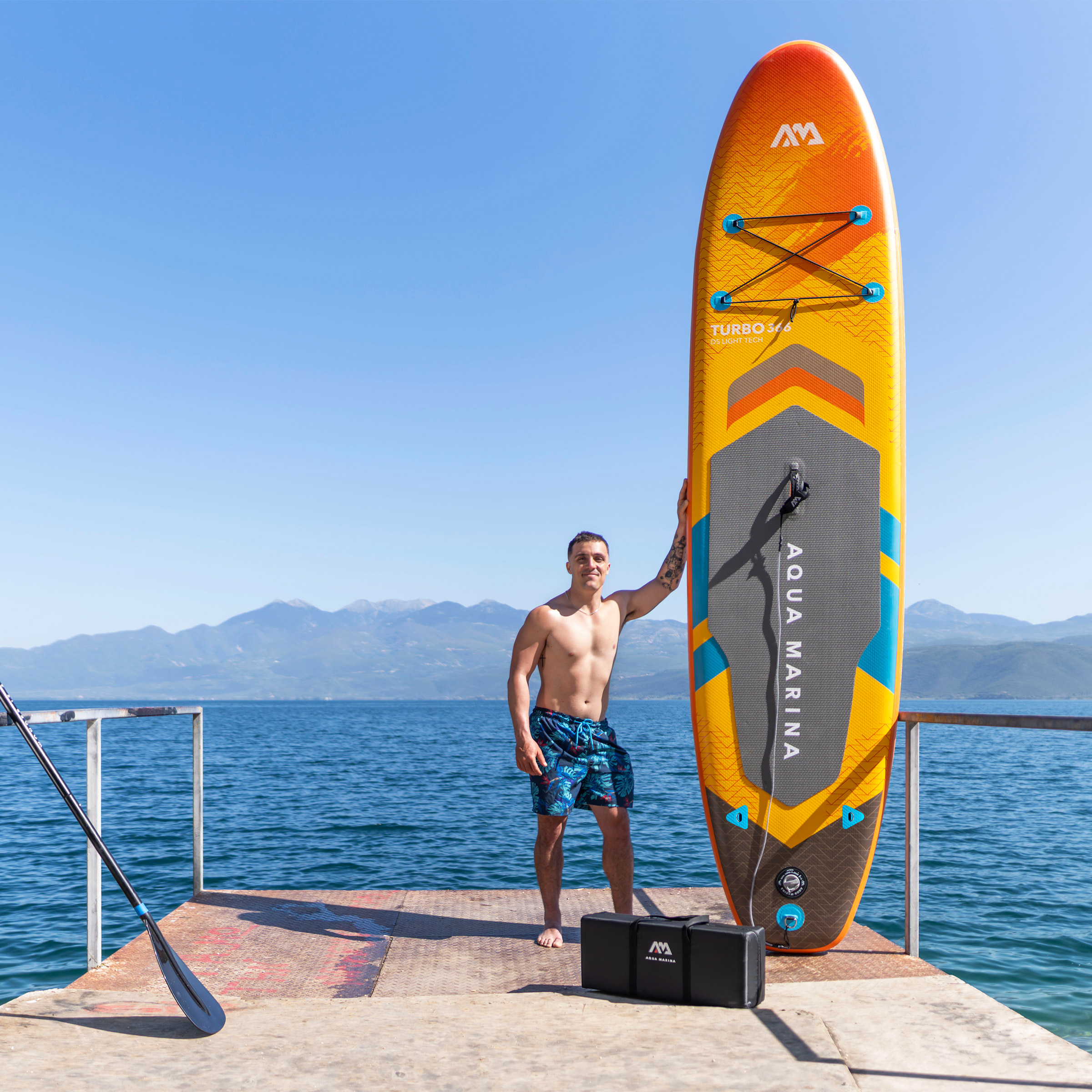 Aqua Marina AMgo 12” Electric Inflatable Paddle Board | Costco
