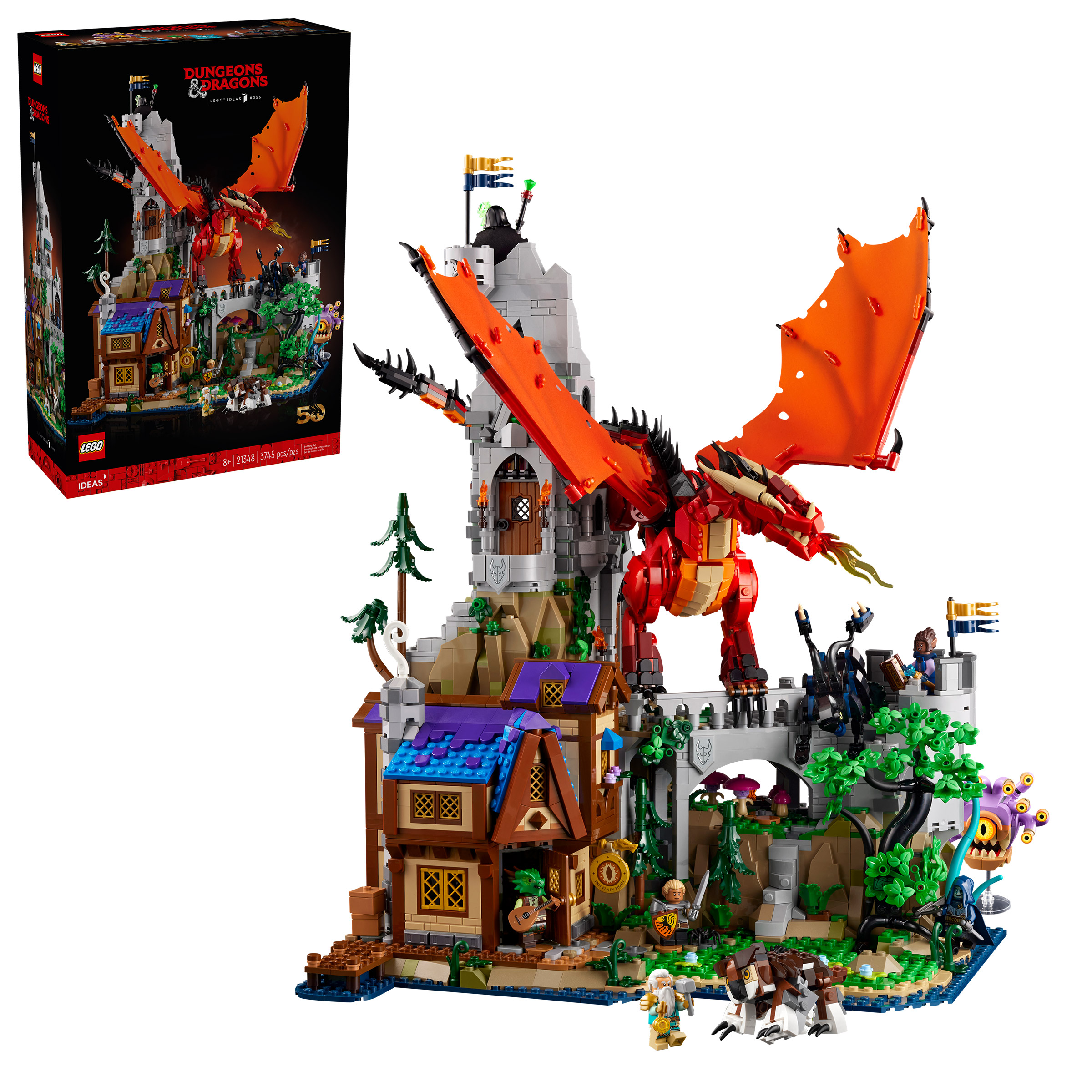 LEGO Ideas Dungeons & Dragons: Red Dragon’s Tale 21348