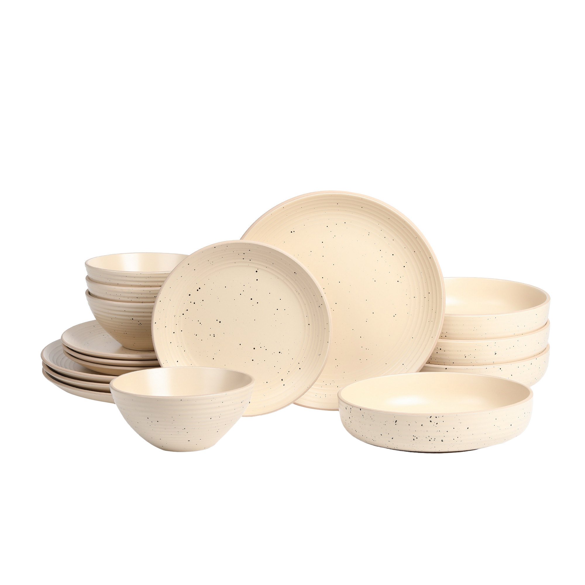 Stone Lain Lauren Stoneware Dinnerware, 16-pieces