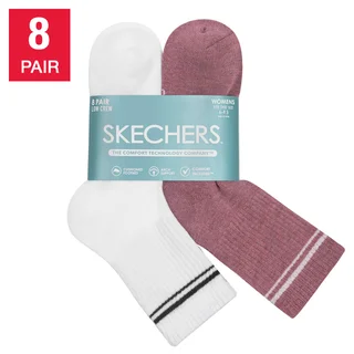 SKECHERS WOMEN'S CREW SOCK 8PR