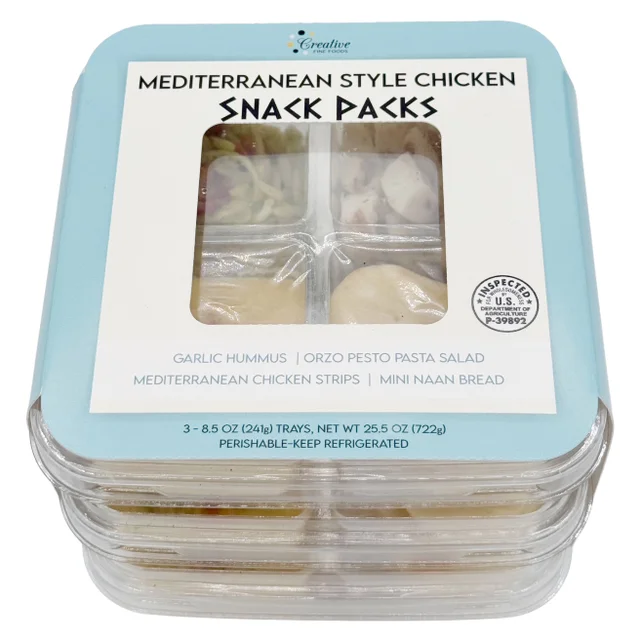 CREATIVE FINE FOODS MEDITERRANEAN SNACK 3/8.5 OZ (1.59 LBS)