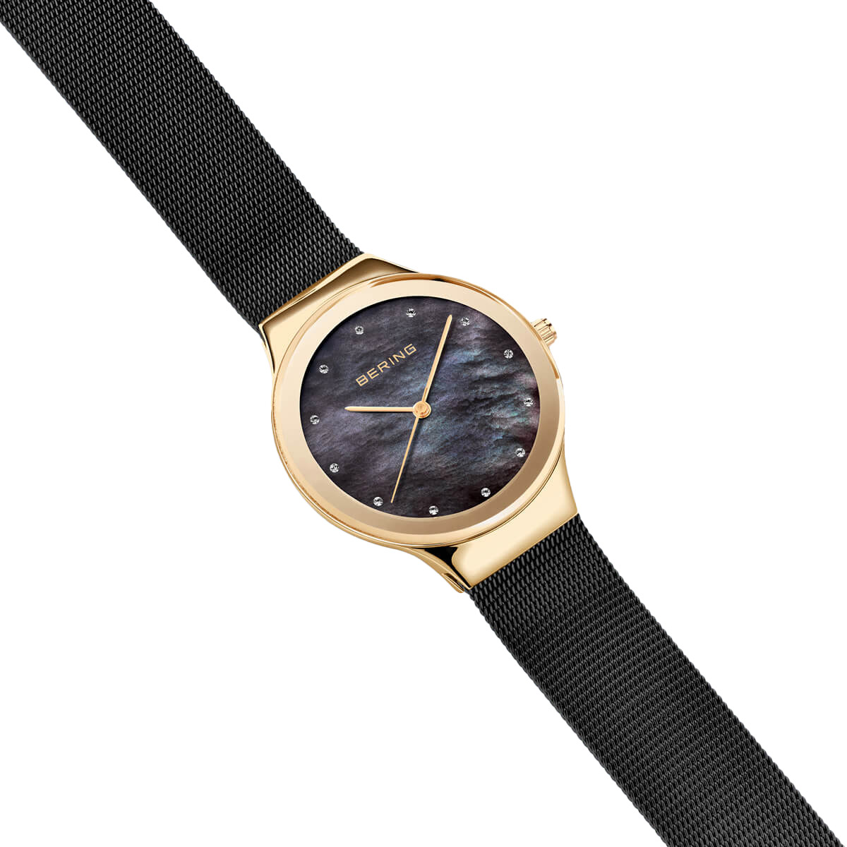 Bering Black Mother of Pearl Dial Ladies Watch | Costco