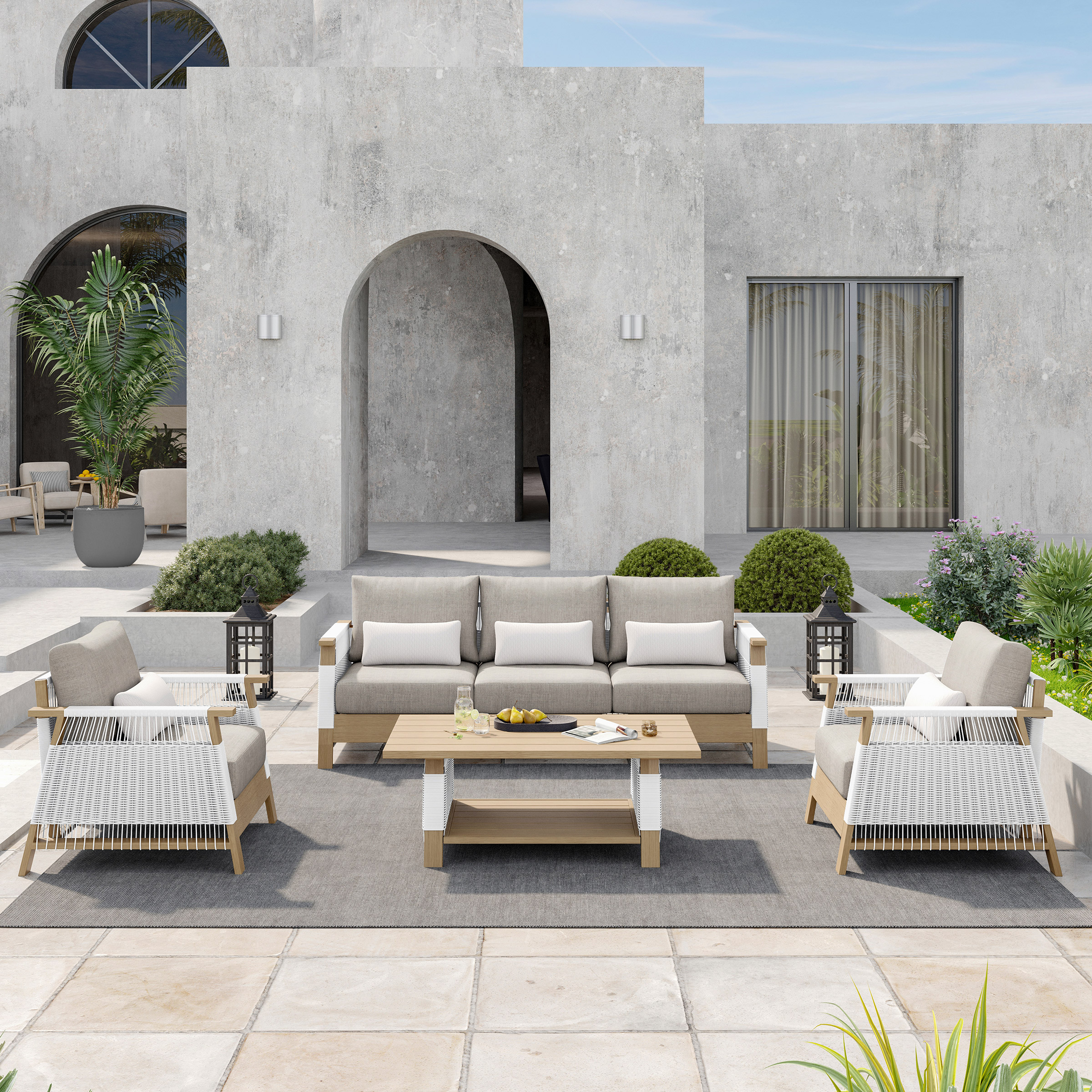 Maia 4-piece Patio Conversation Set