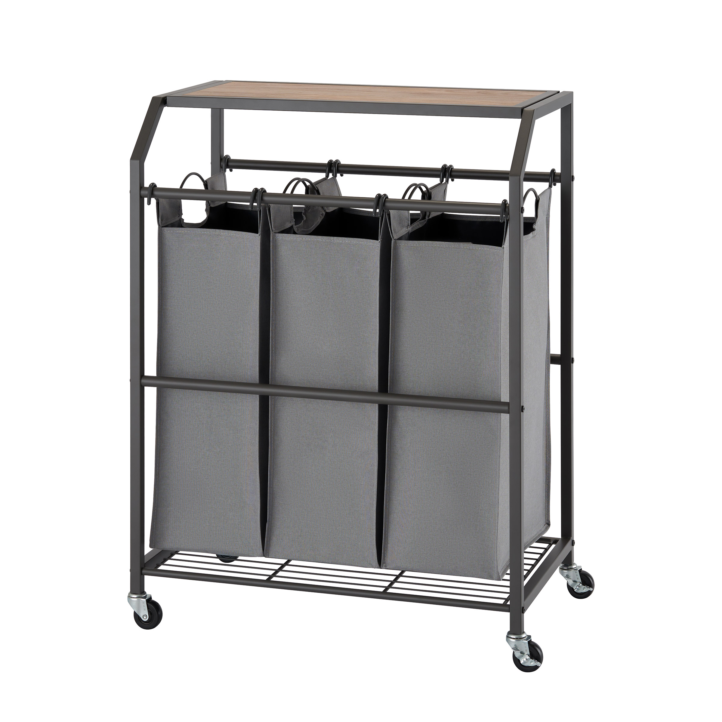 ✿*R*✿　カムイピリカ9kg(3kg×3袋)＋1.6kgセット TRINITY 3-bag Laundry Cart with Flip-up Top | Costco
