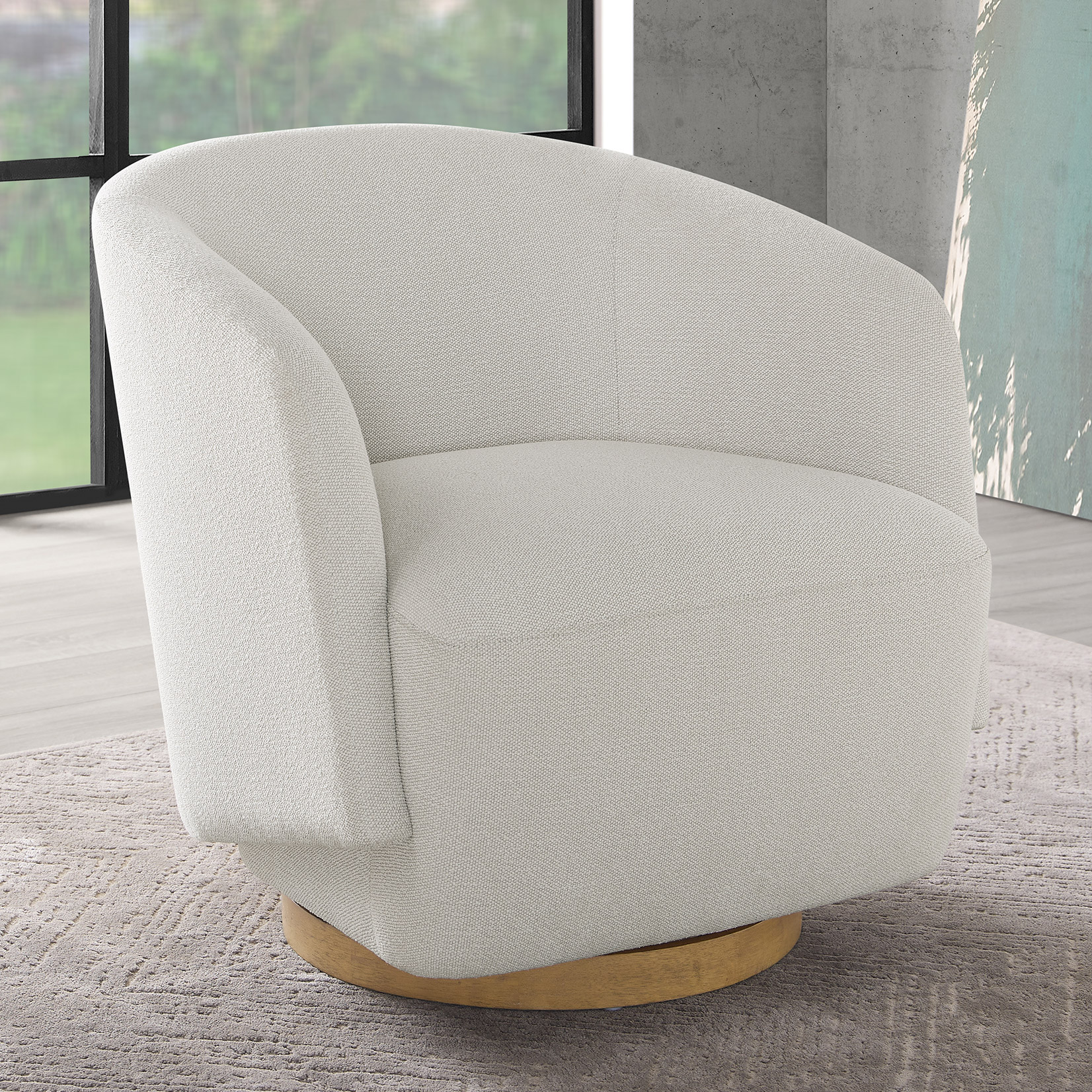 Henredon – Murphy Fabric Swivel Chair