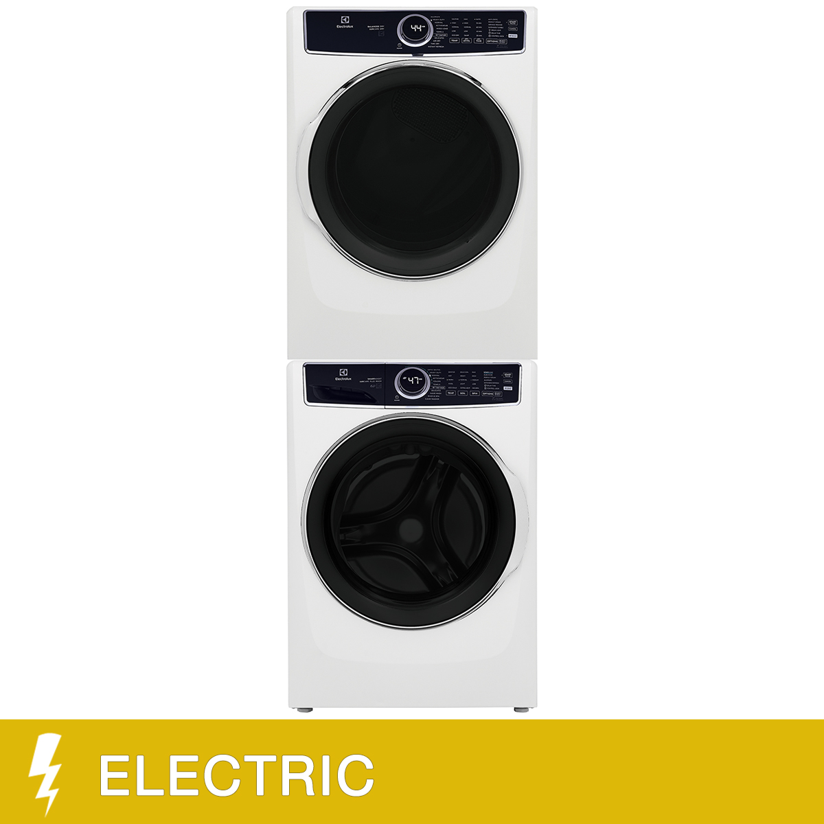 Electrolux 6 Series Laundry Bundle 5.2 cu ft. Front Load Washer and 8.0 cu ft. Electric Dryer with Stacking Kit