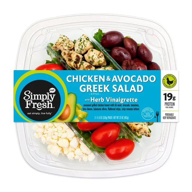 SIMPLY FRESH GREEK AVOCADO CHKN SAL 23 OZ