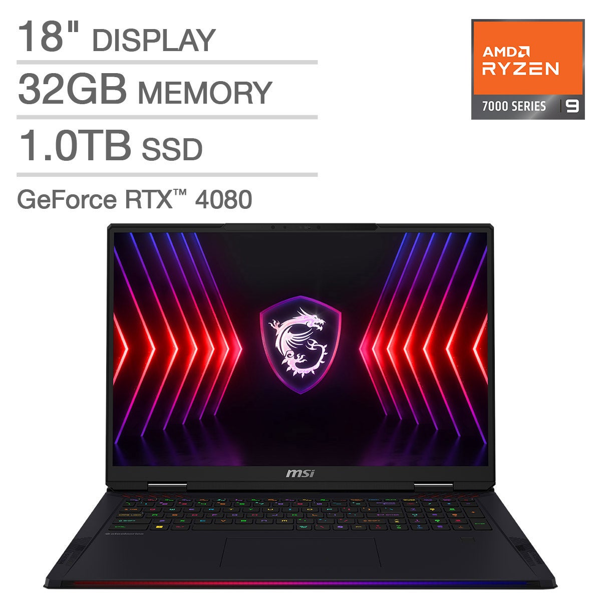 MSI Raider A18 HX 18 MSI Raider A18 HX 18