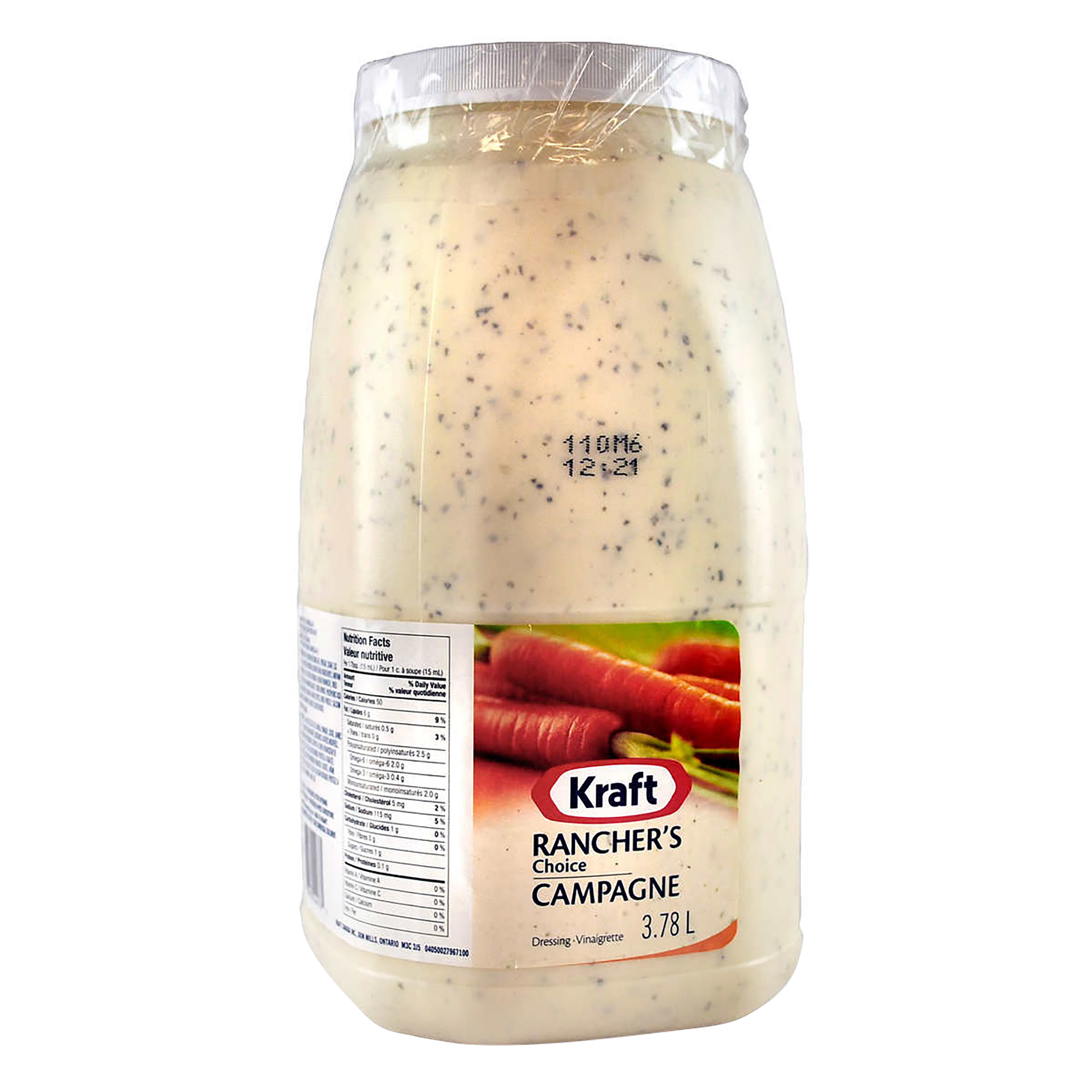 Kraft Rancher's Choice Salad Dressing, 3.78 L