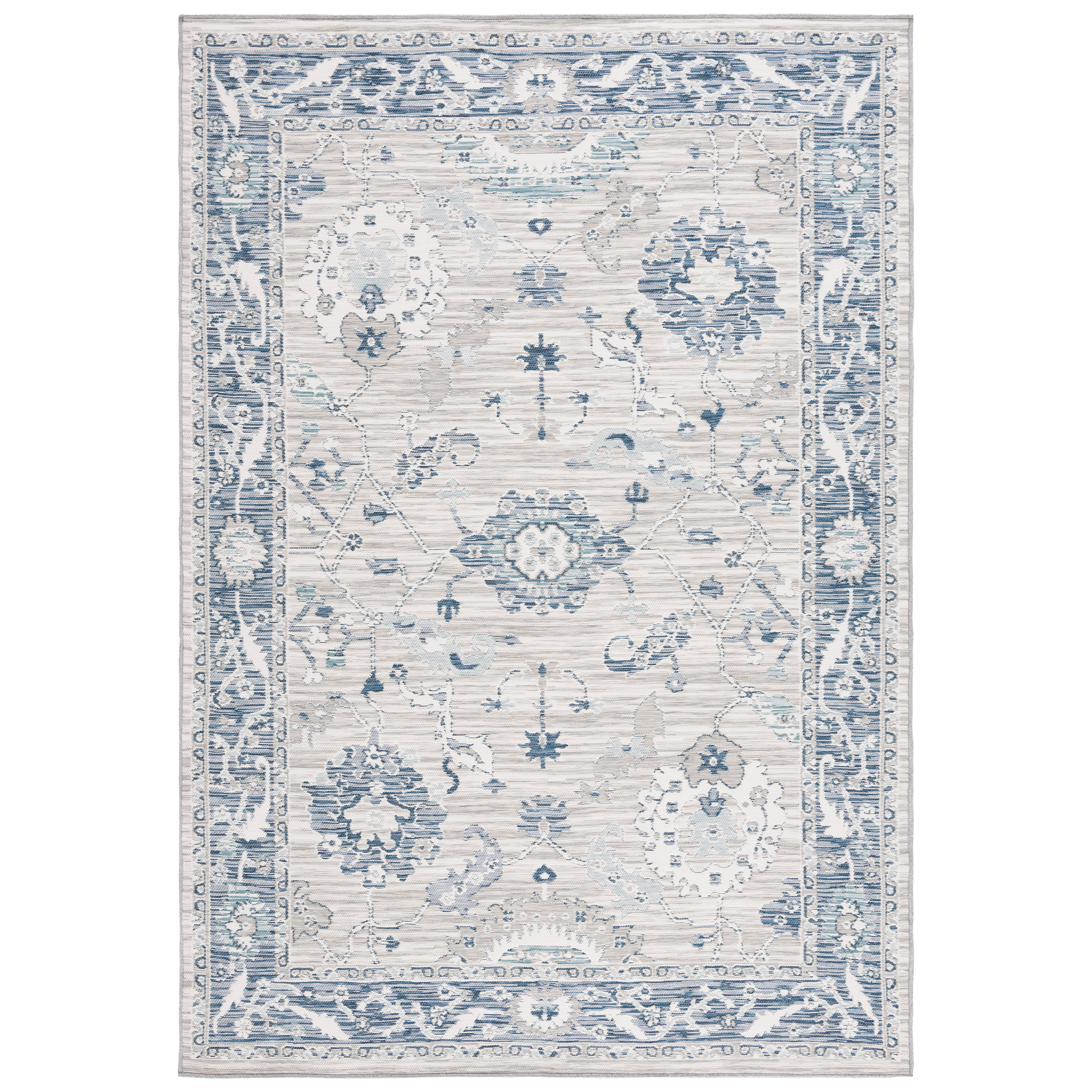 Safavieh Sunrise Collection Azure Indoor/Outdoor Reversible Area