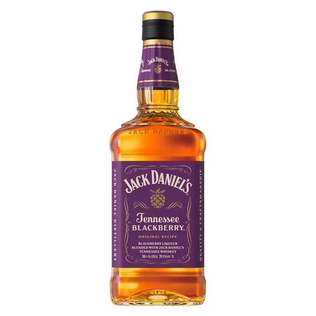 JACK DANIEL'S BLACKBERRY WHISKEY TENNESSEE 1 LITER