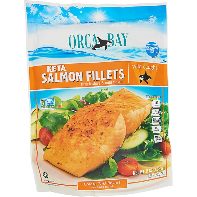 Orca Bay Keta Salmon Fillets, 3 lbs