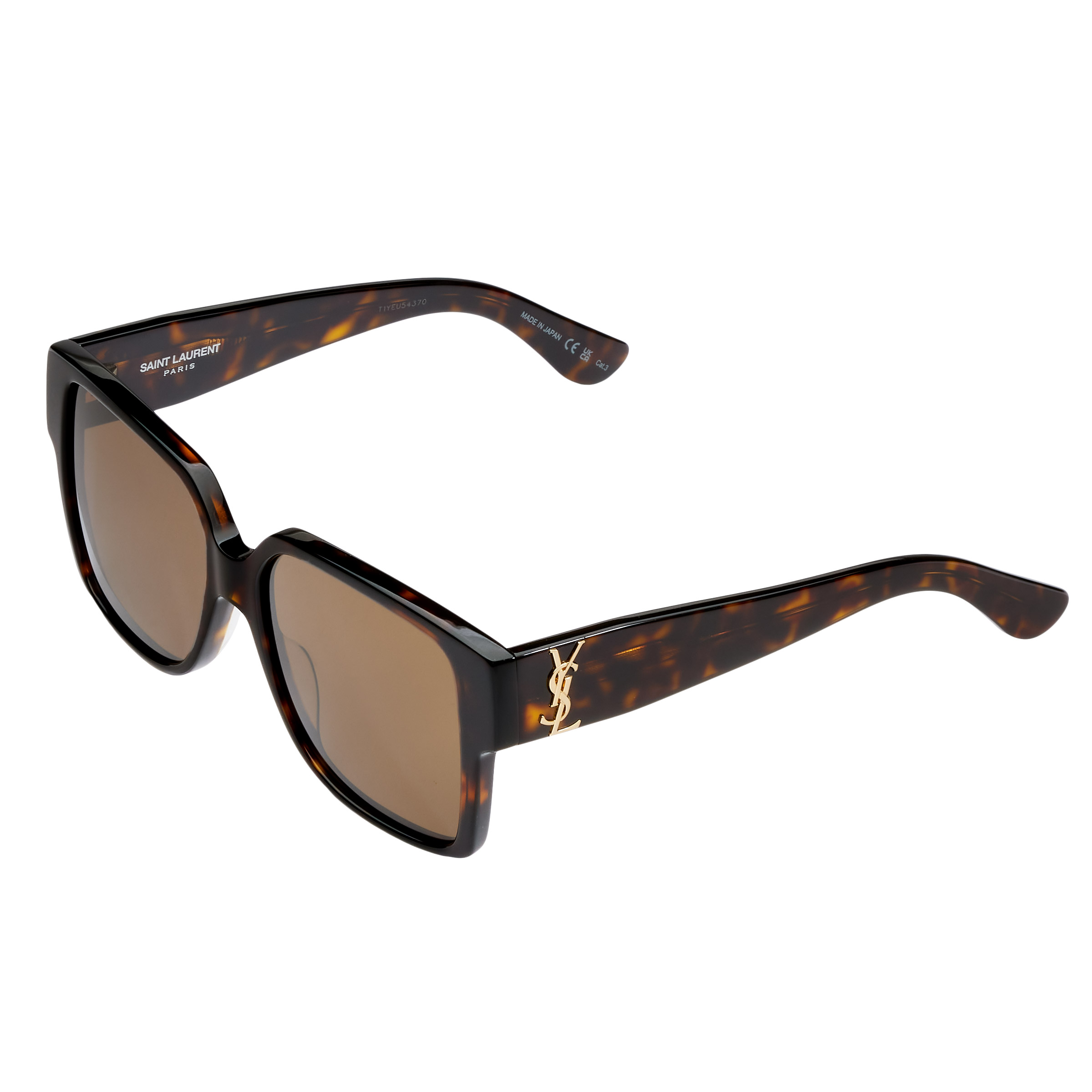 Saint Laurent SLM9N Havana Brown Sunglasses | Costco