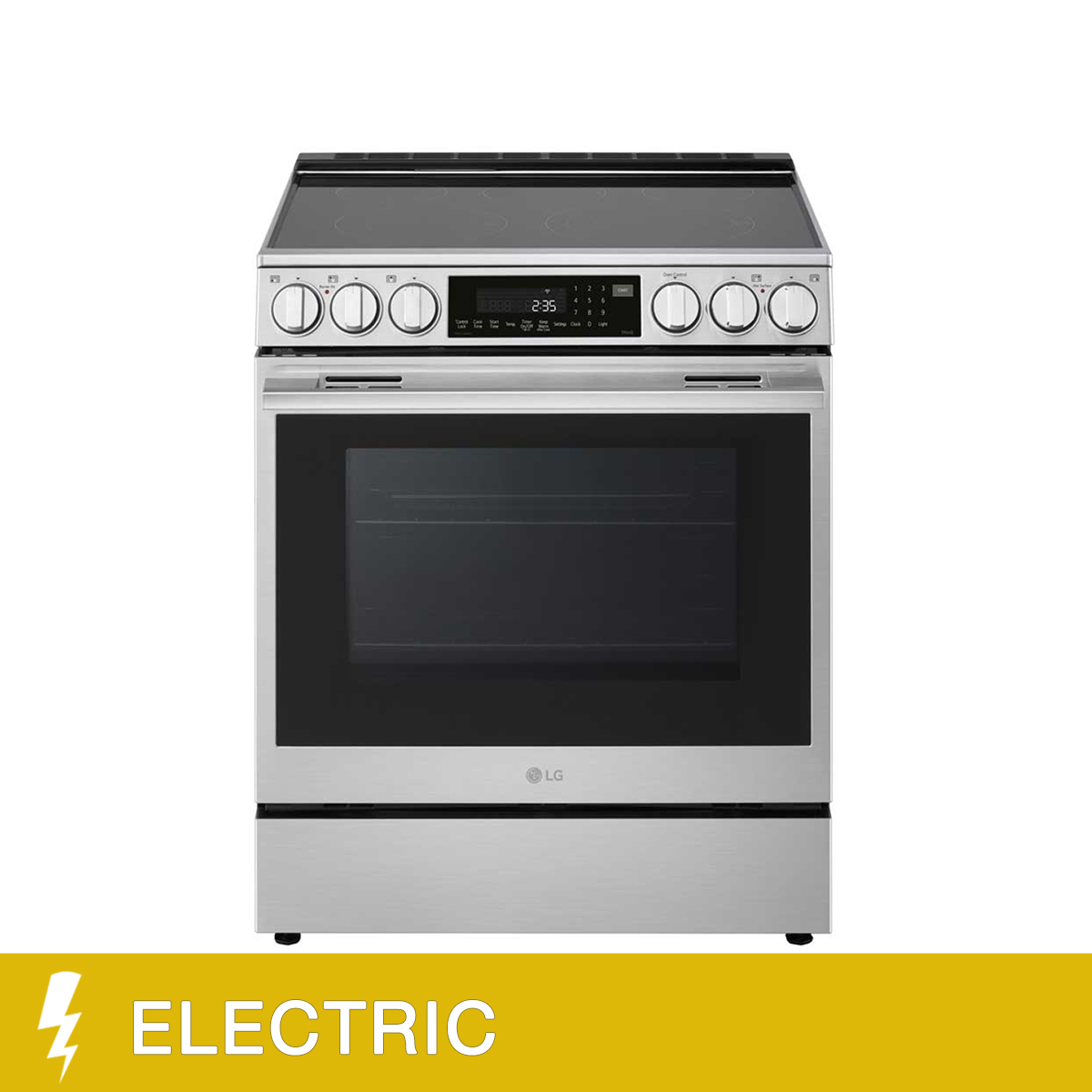 LG 30 in. 6.3 cu ft. Stainless Steel Slide-in Electric Range with Air Sous Vide