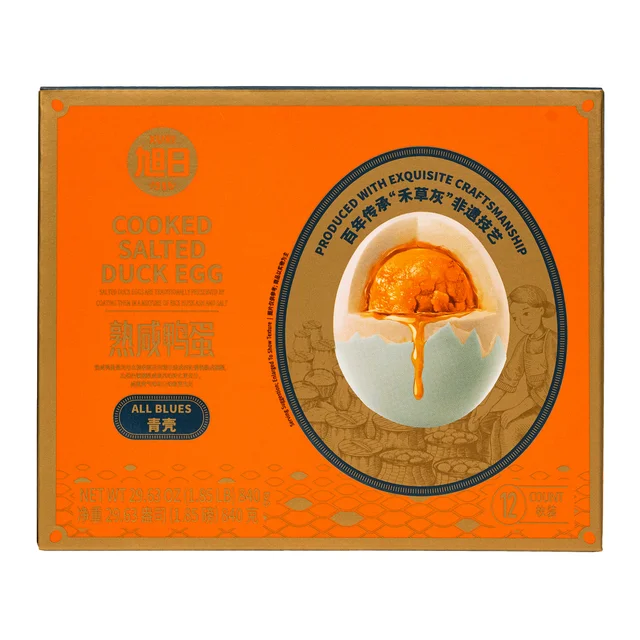 XURI EGG COOKED SALTED DUCK EGG 12 CT 1.85 LBS