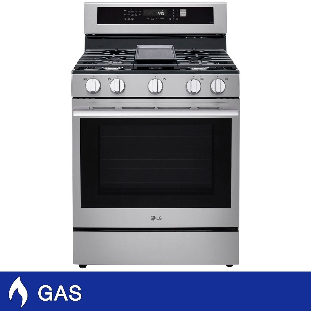 LG Gas Single Smart Oven Range With Air Fry, ProBake Convection